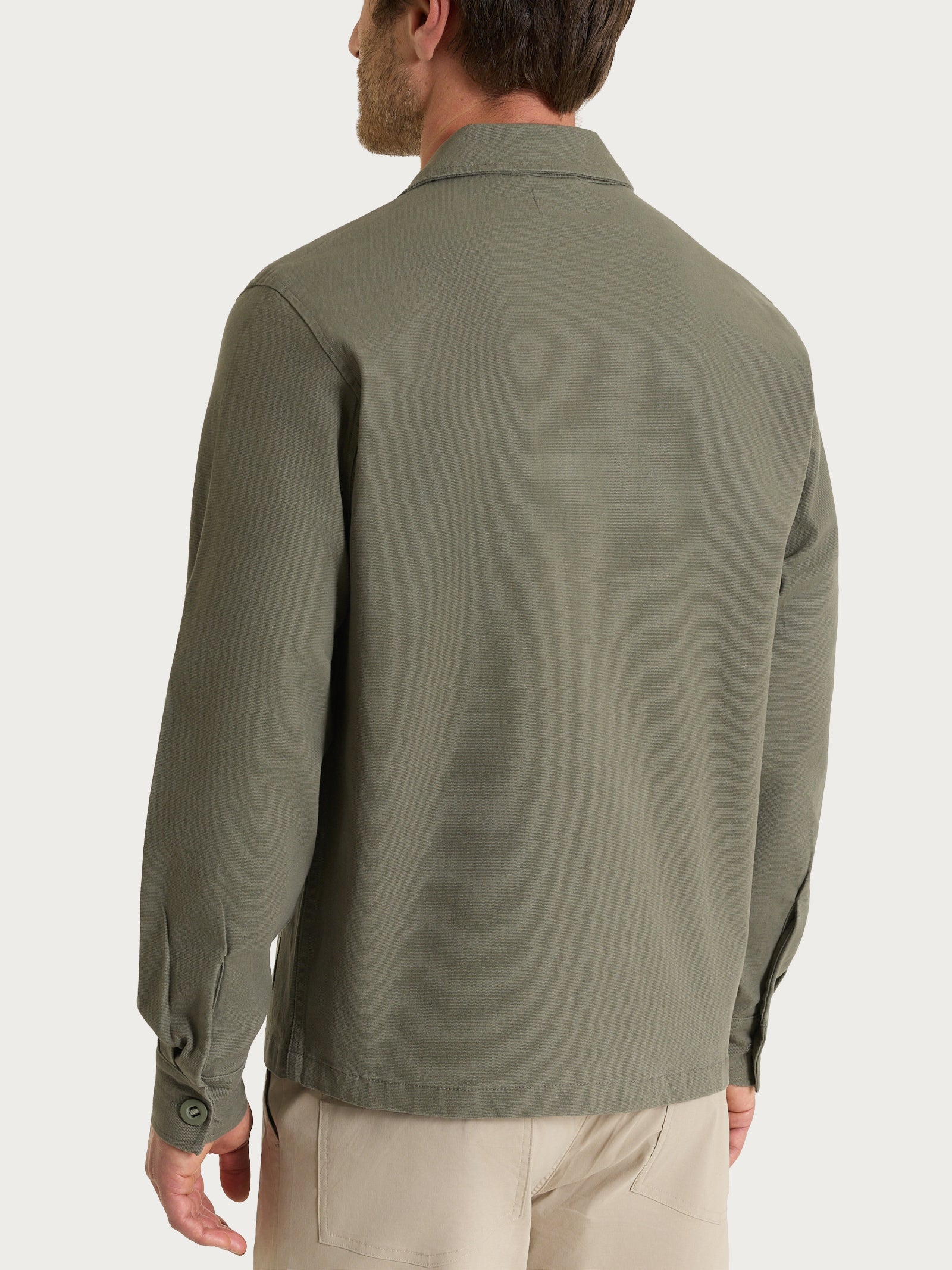 Ragno Compact Giacca Utility Corta Seagrass canvas uomo