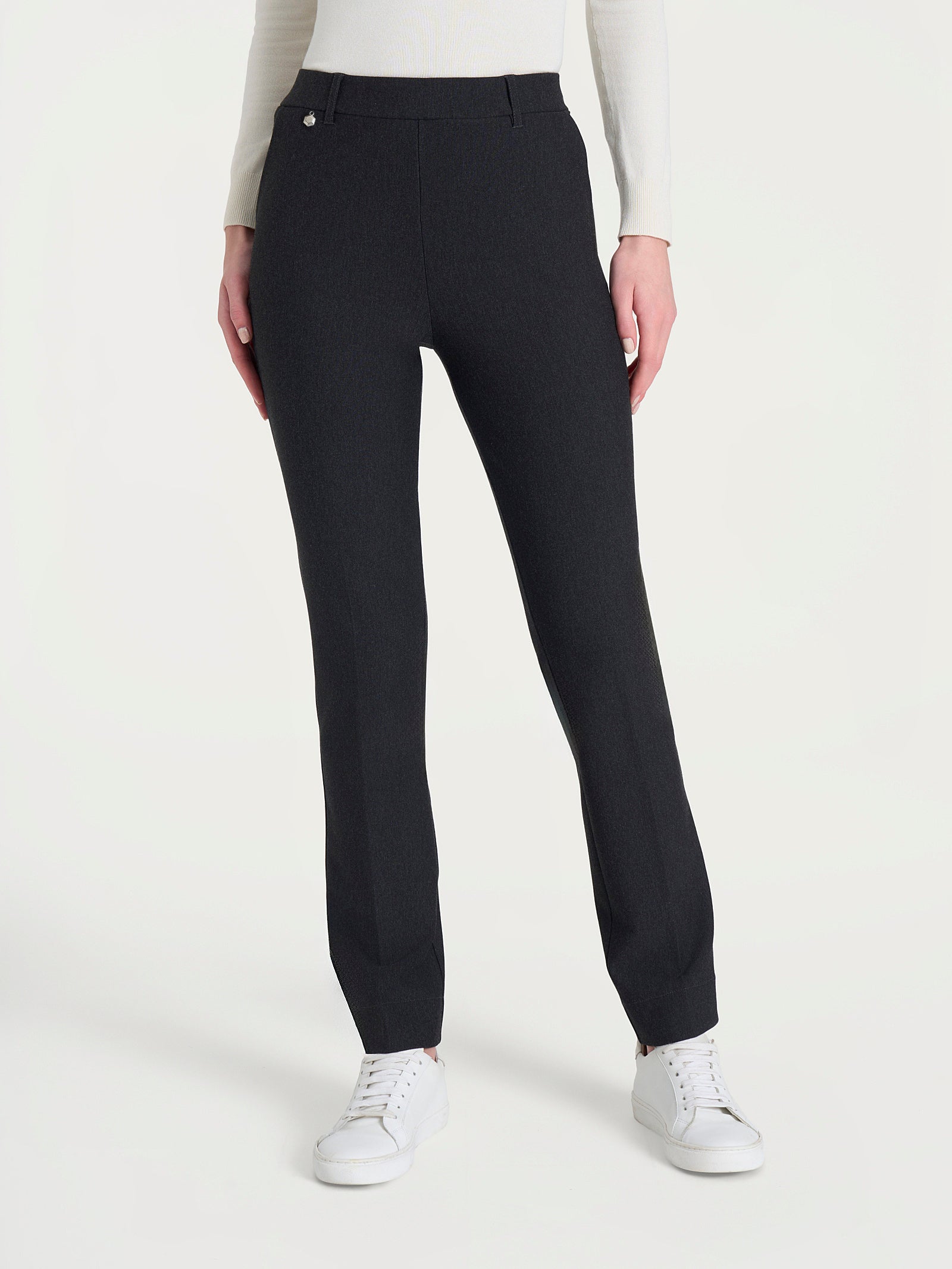 Ragno Compact pantalone dritto con tasche oscuro mel.