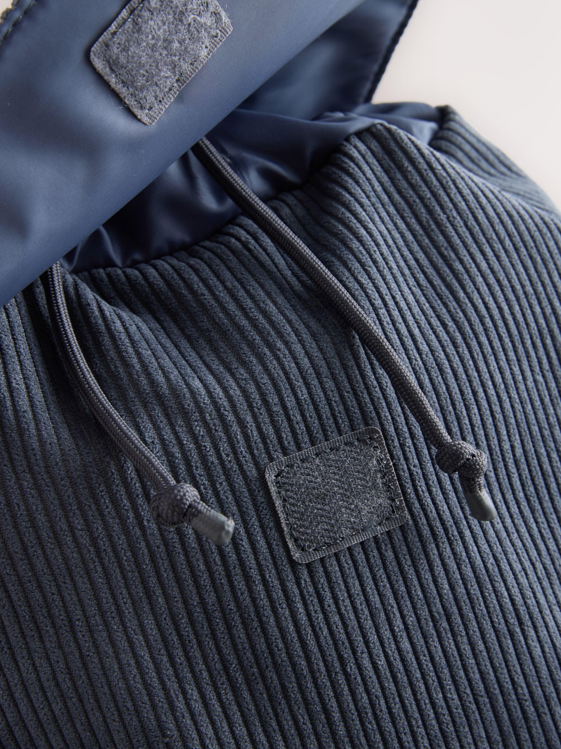 Next Zaino Mostro Bambino Blue Cord in Velluto
