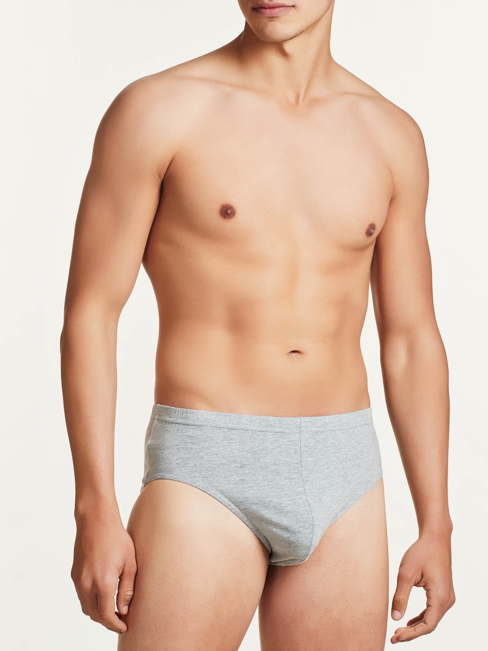 Ragno 90-10 Slip Midi Jersey Cotone Argento Bipack
