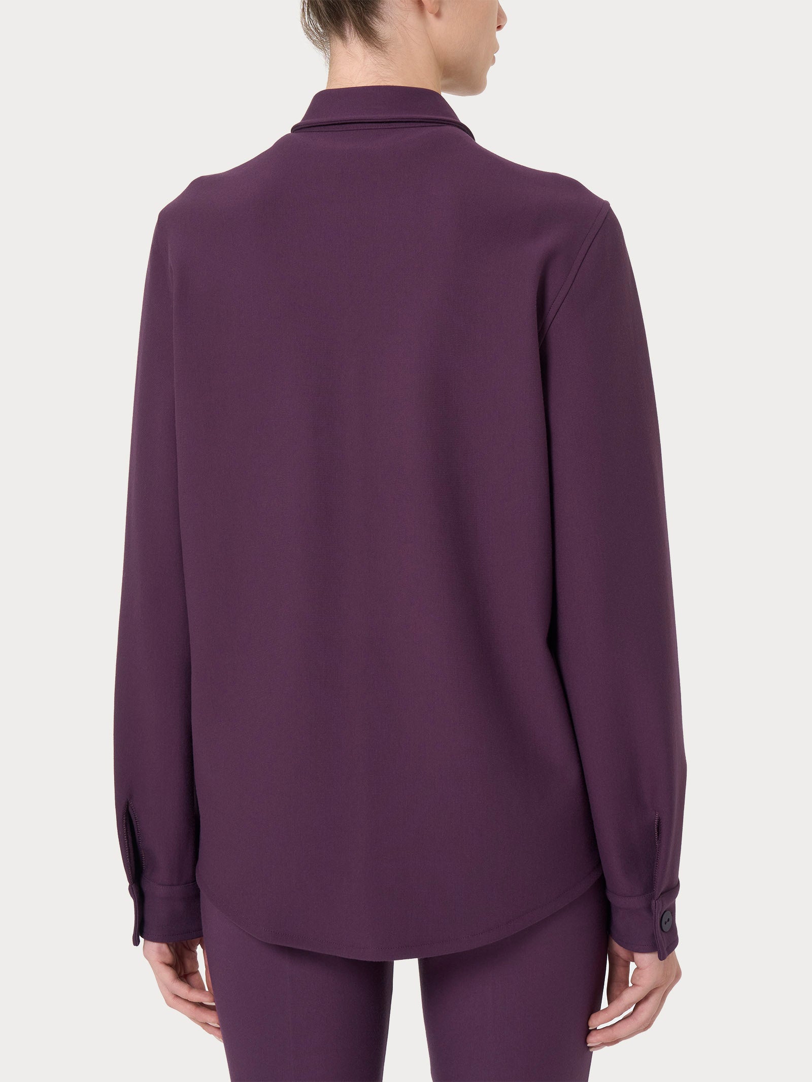 Ragno Compact Shacket Plum Perfect giacca leggera
