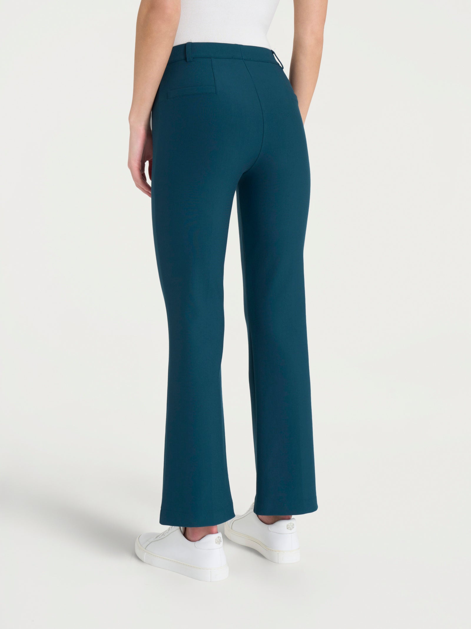 Ragno Compact Pantalone Flare Caviglia Blu Pond