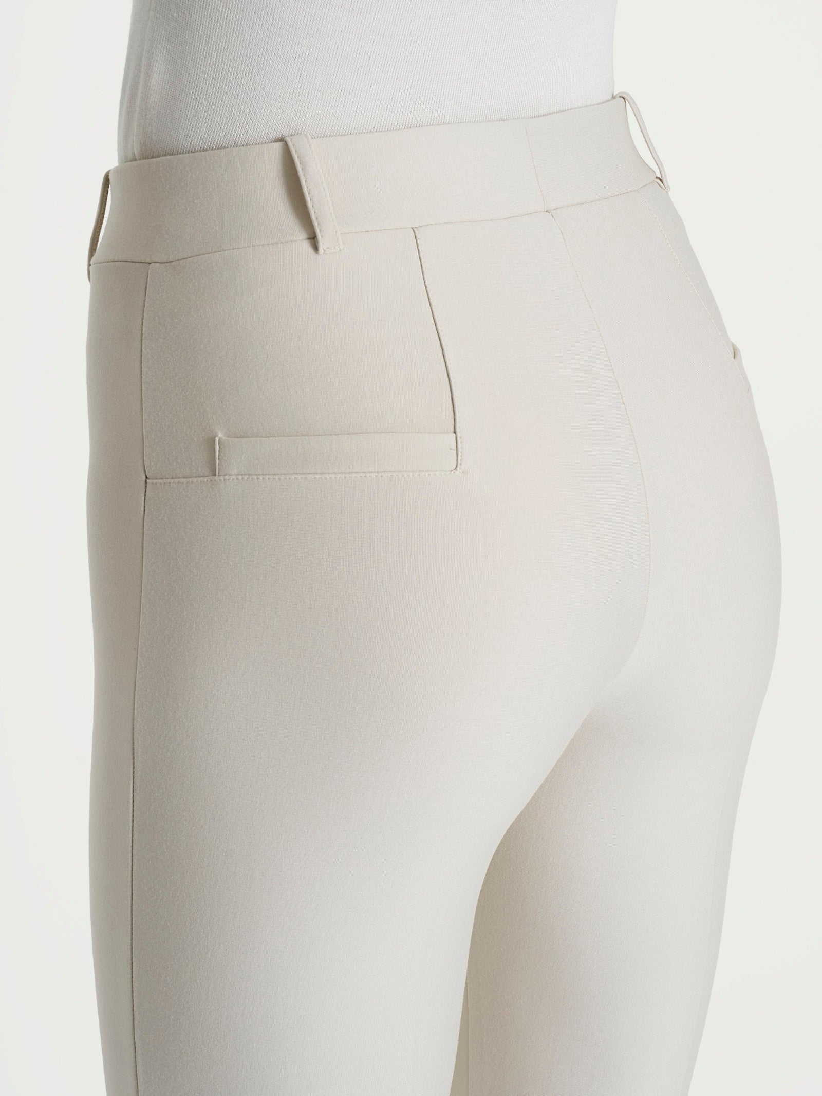 Ragno Compact pantalone slim dritto Champignon risvolto