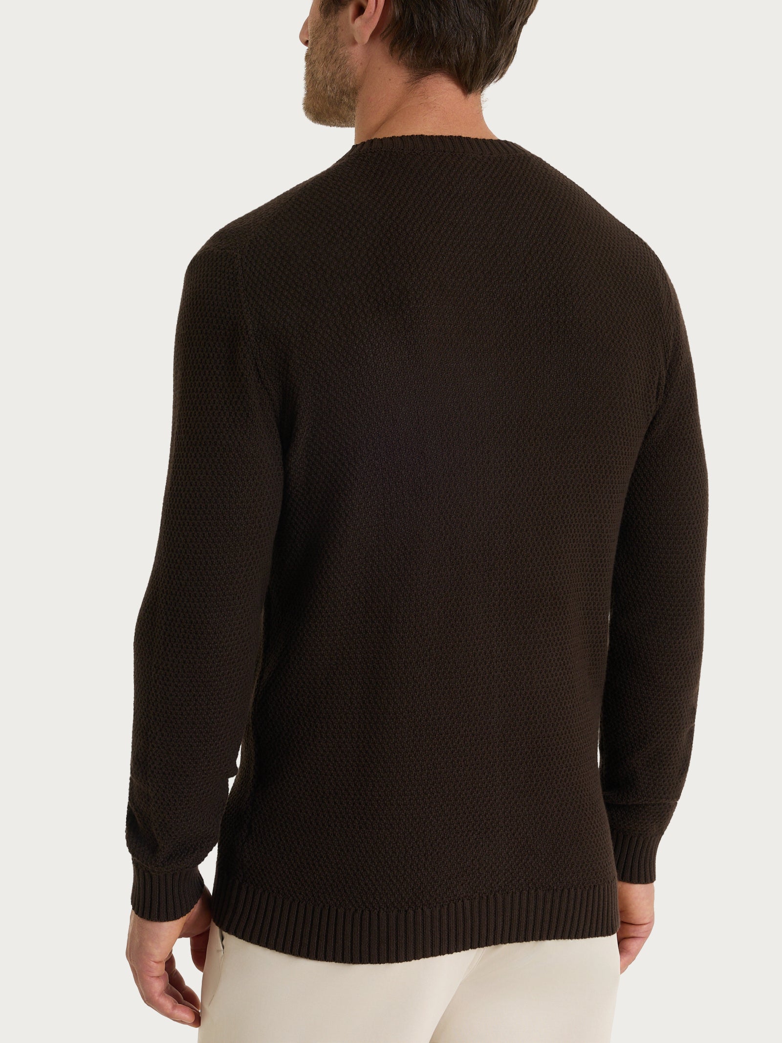 Ragno Maglia Girocollo Punto Maglia Chocolate Torte puro cotone