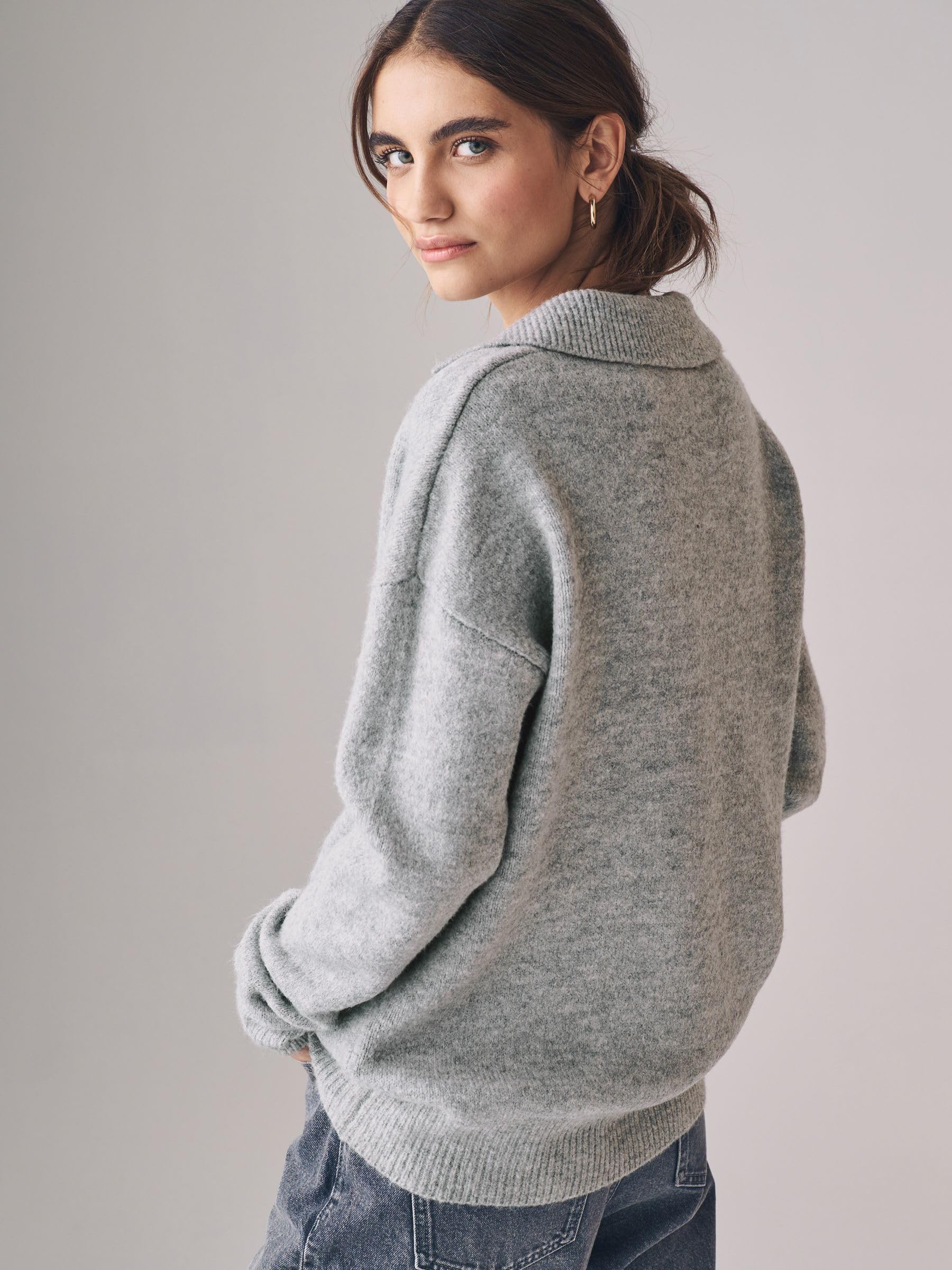Next The Set maglione donna 2 pezzi scollo a V