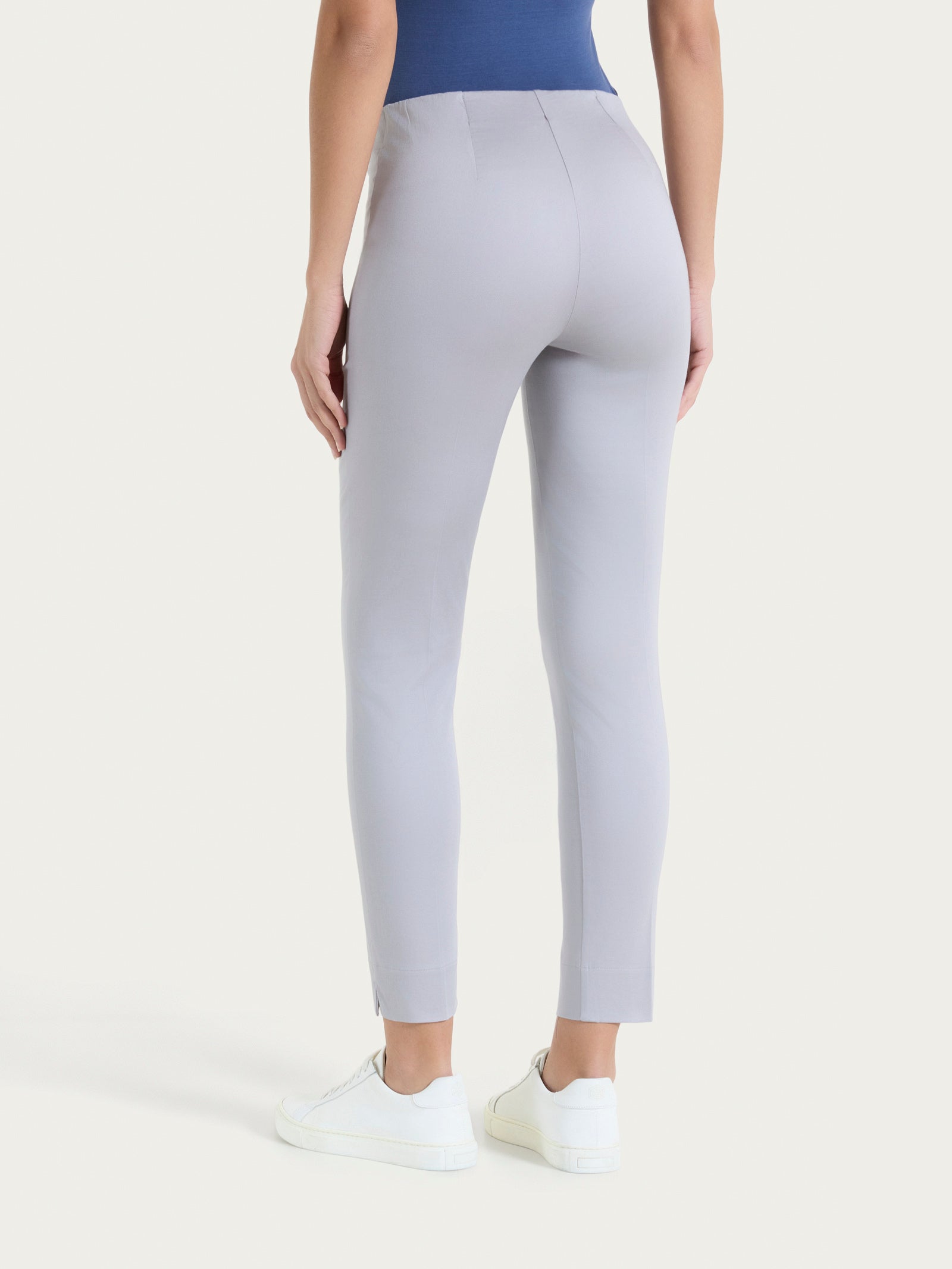 Ragno Satin Power Pantalone capri skinny Silver Sconce