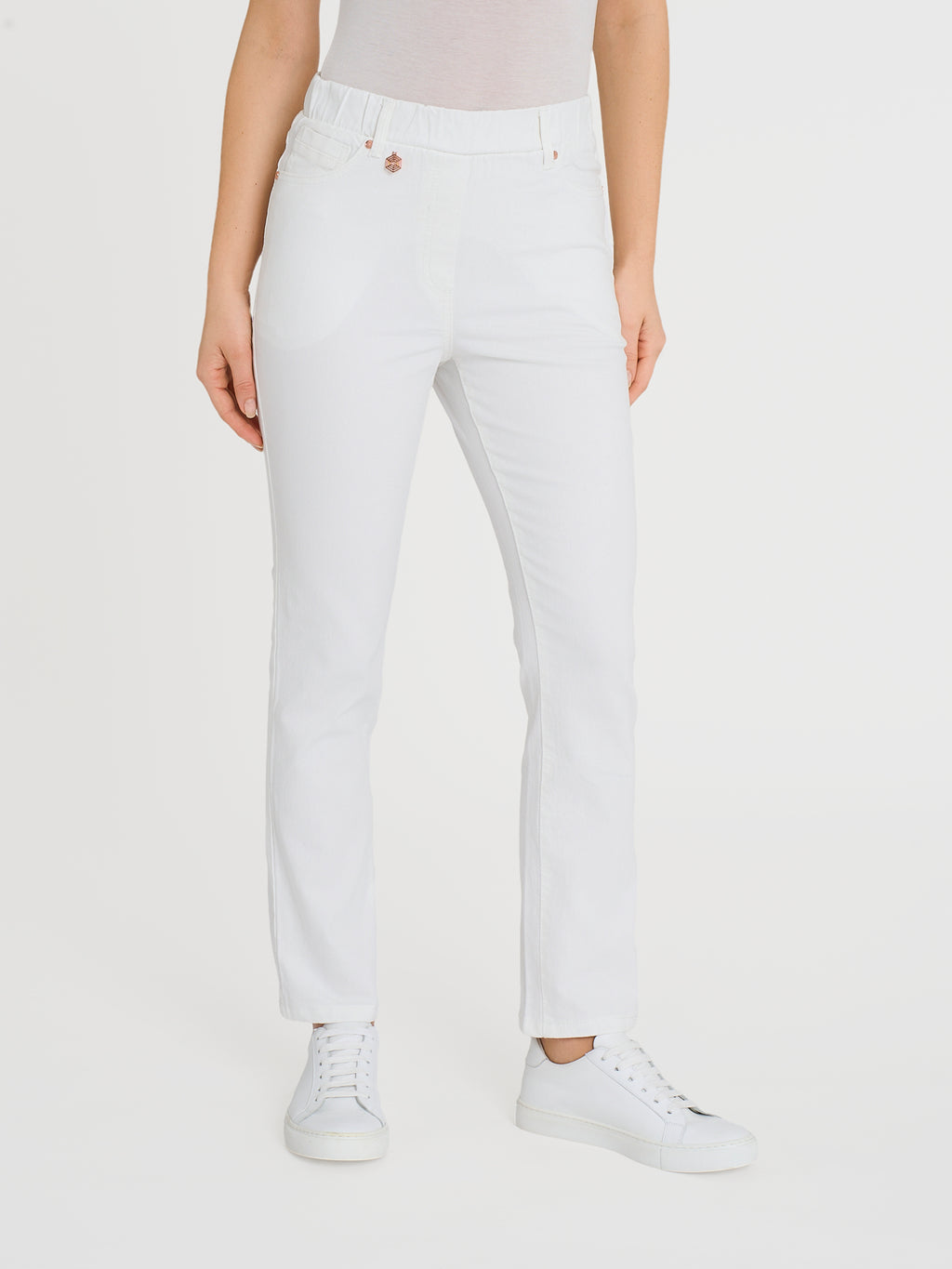 Ragno Super Denim jeans dritti bianchi
