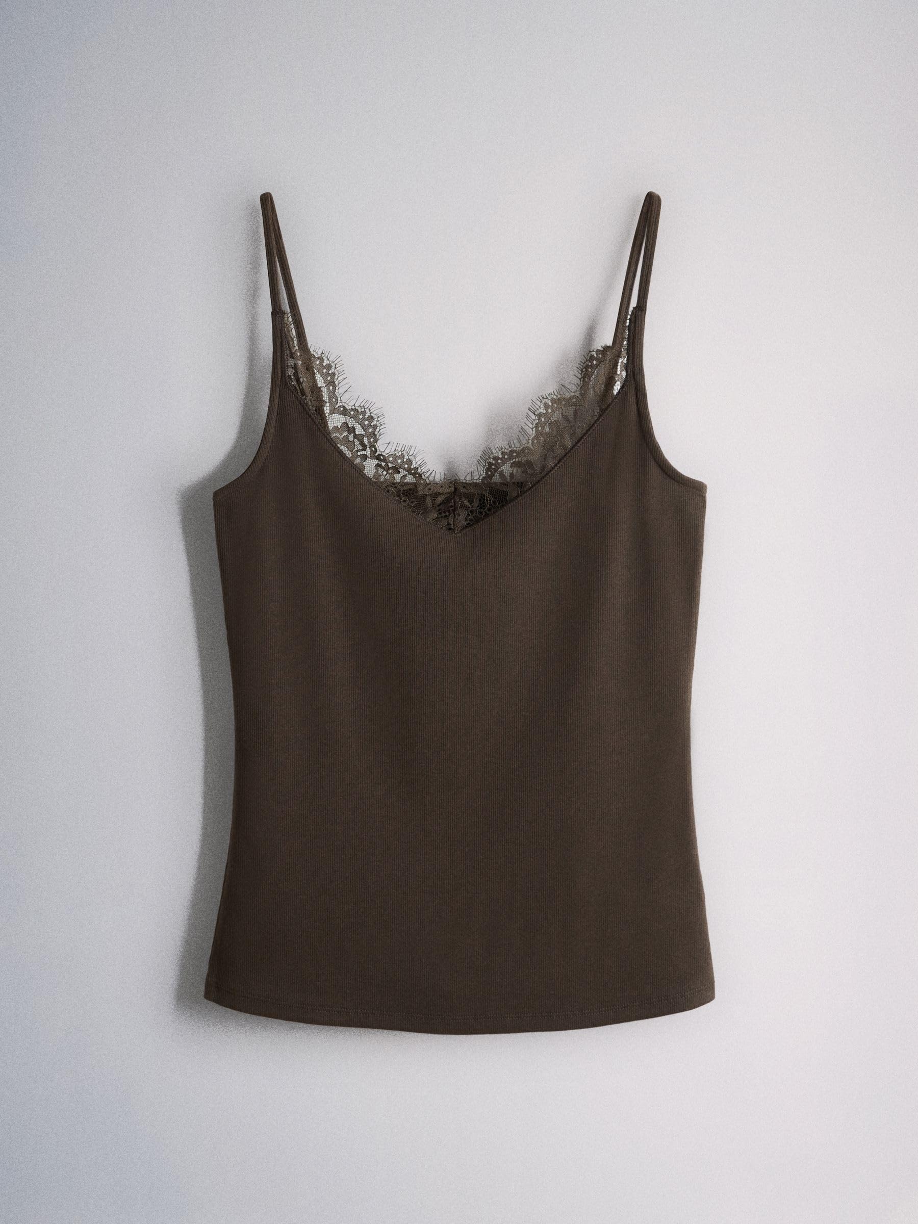 Geo Next The Set Canotta a coste donna 4 pezzi bordo pizzo