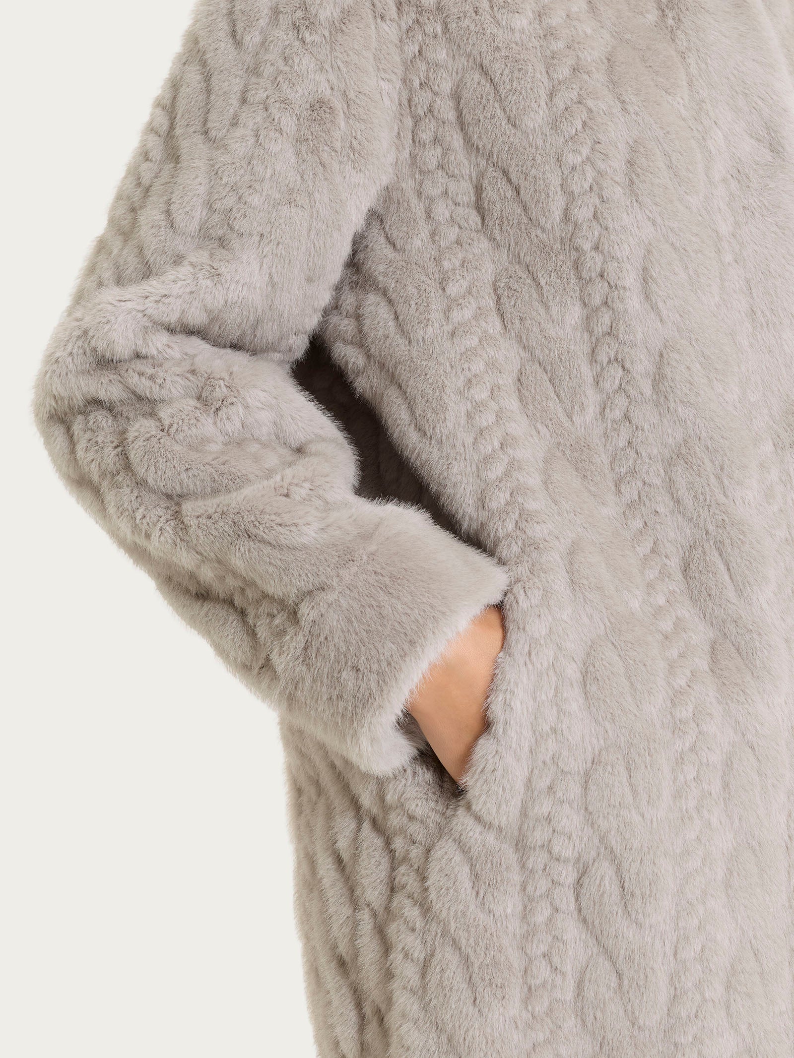 Ragno cappotto donna String double-face vegan fur