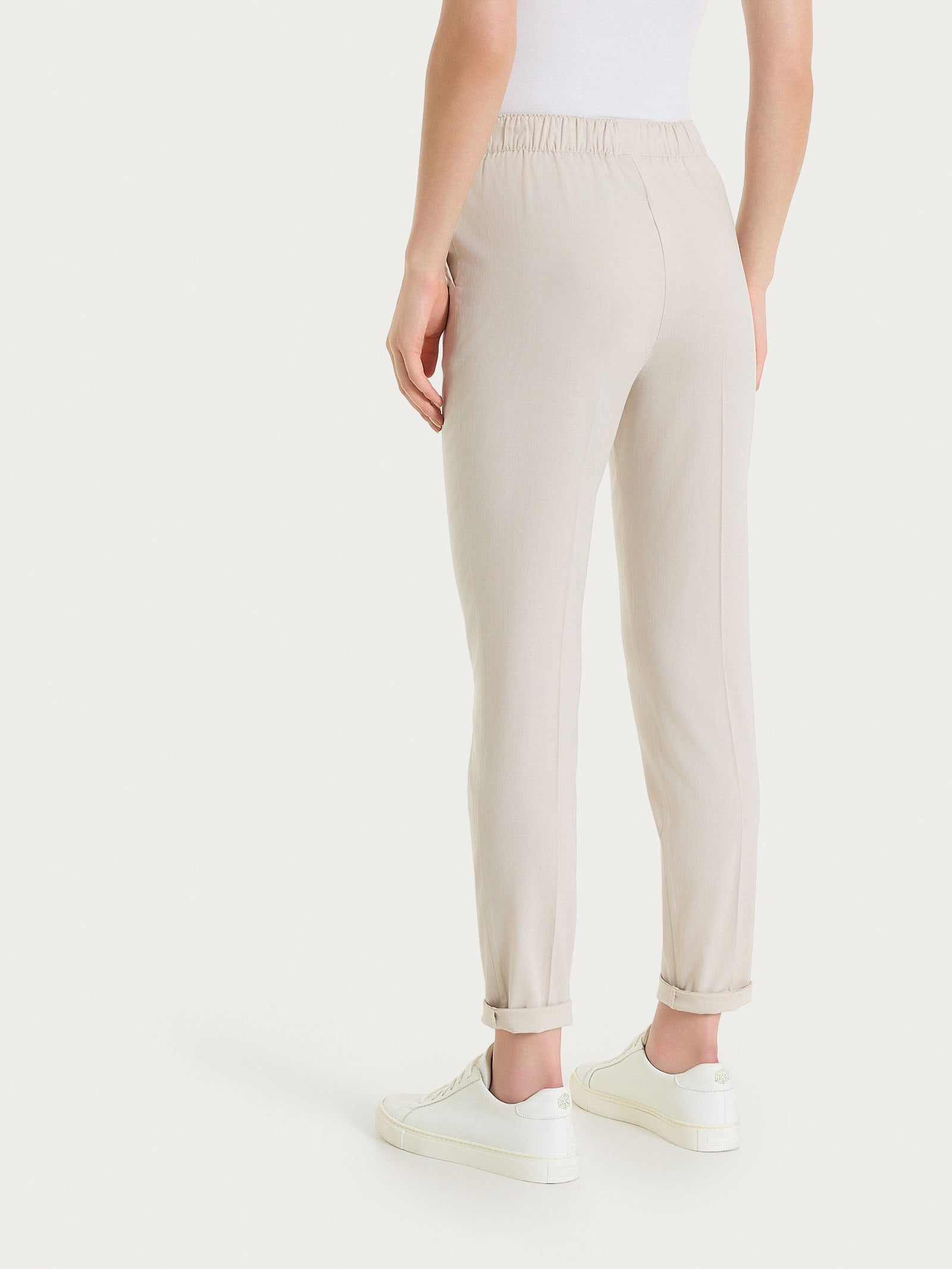 Ragno Super Natural pantalone chino slim Champignon tencel
