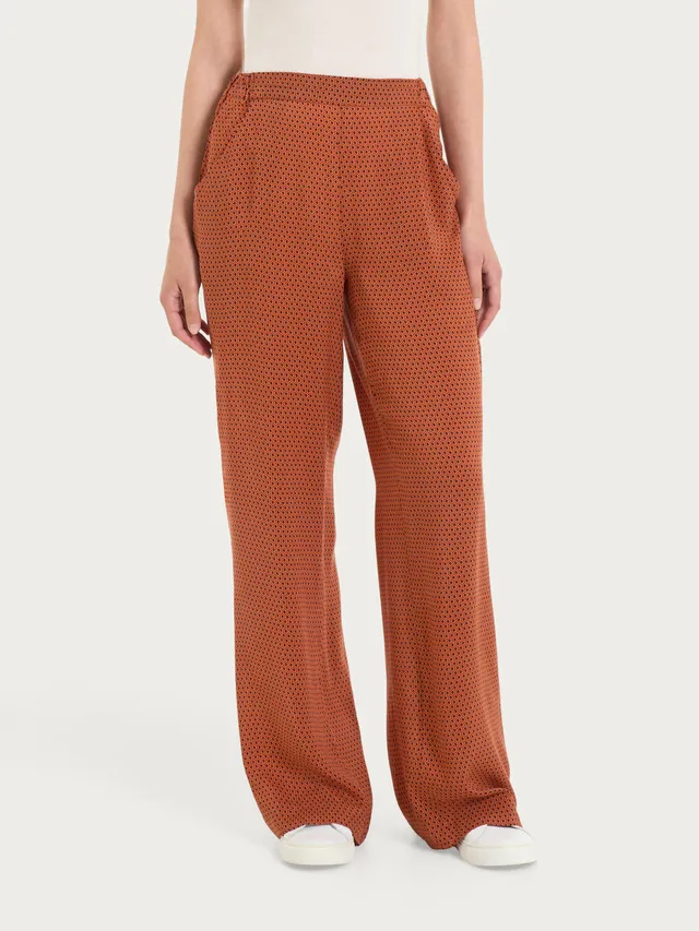 Ragno Ecoseta Pantalone Largo Esagoni Red Ochre
