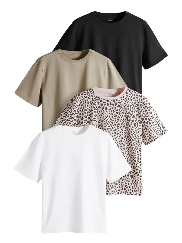 Next The Set T-Shirt Donna Cotone 4 Pezzi Comfort