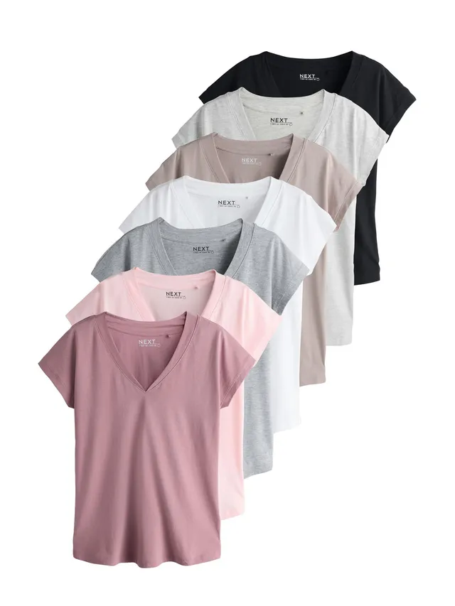 Geo Next T-Shirt Donna Manica Aletta XL 7 Pezzi Cotone