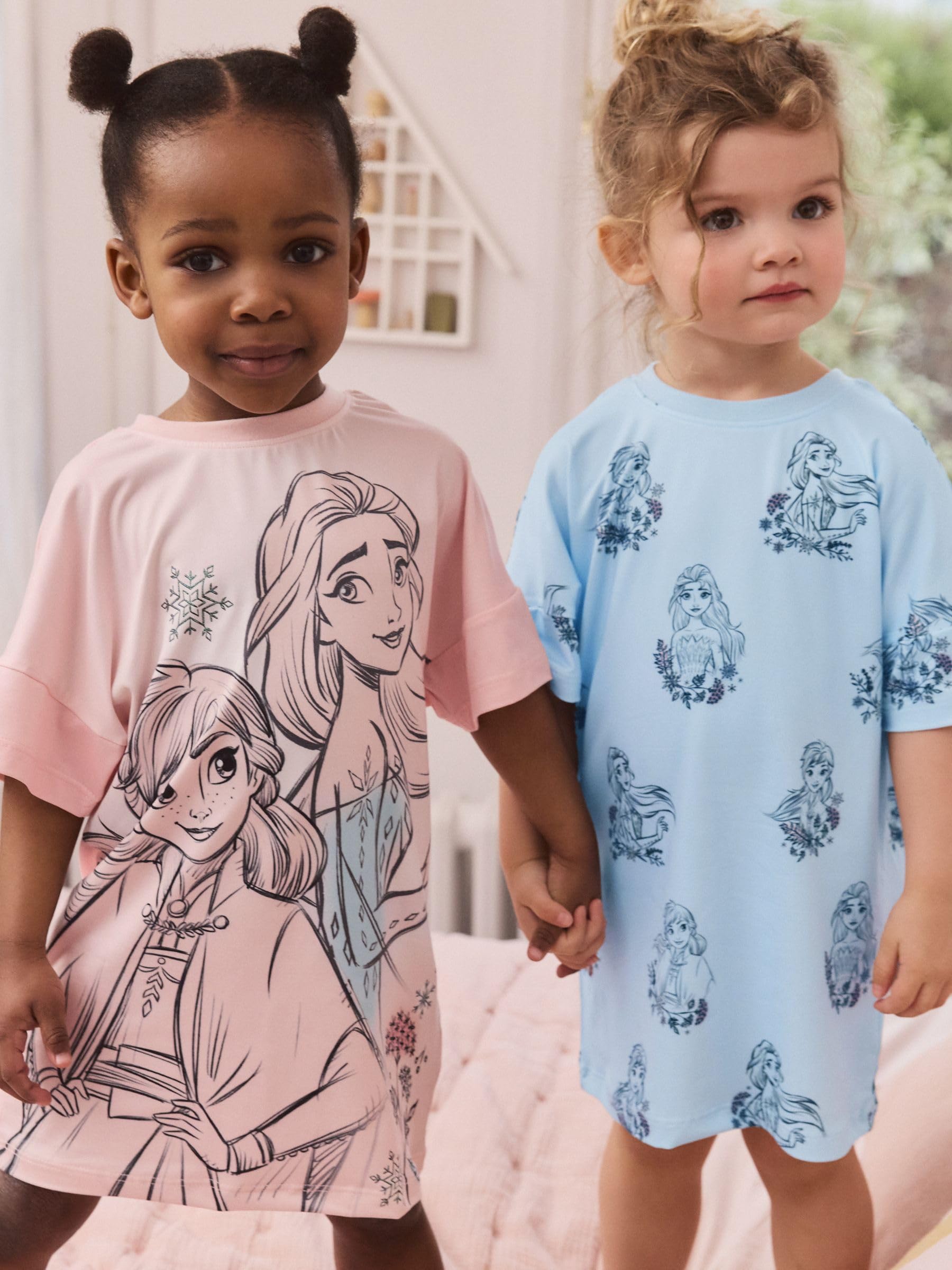 Next Frozen camicia da notte bambina 2 pezzi cotone
