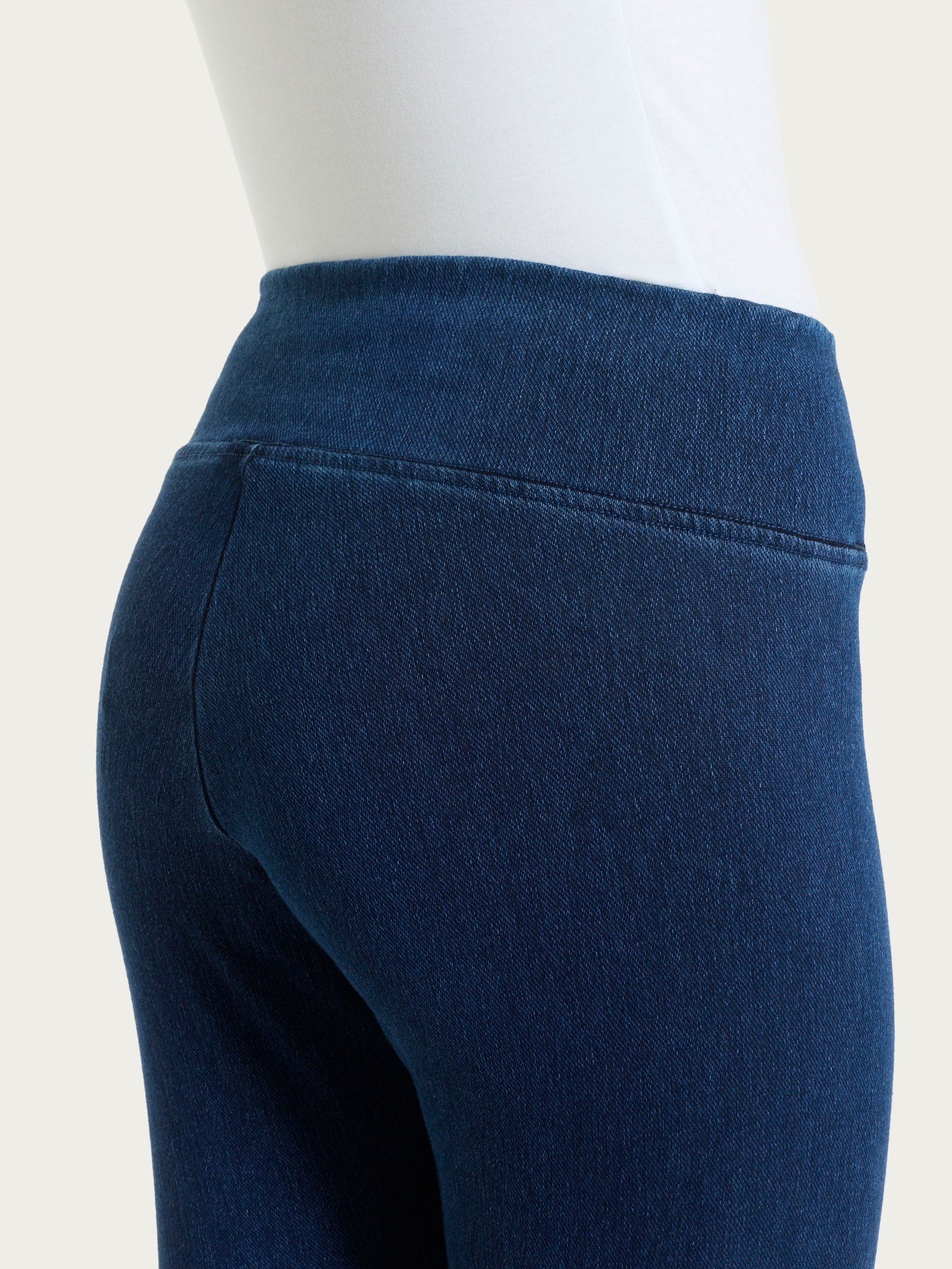 Ragno beYOUtiful Leggings maglia denim Persia blu cotone