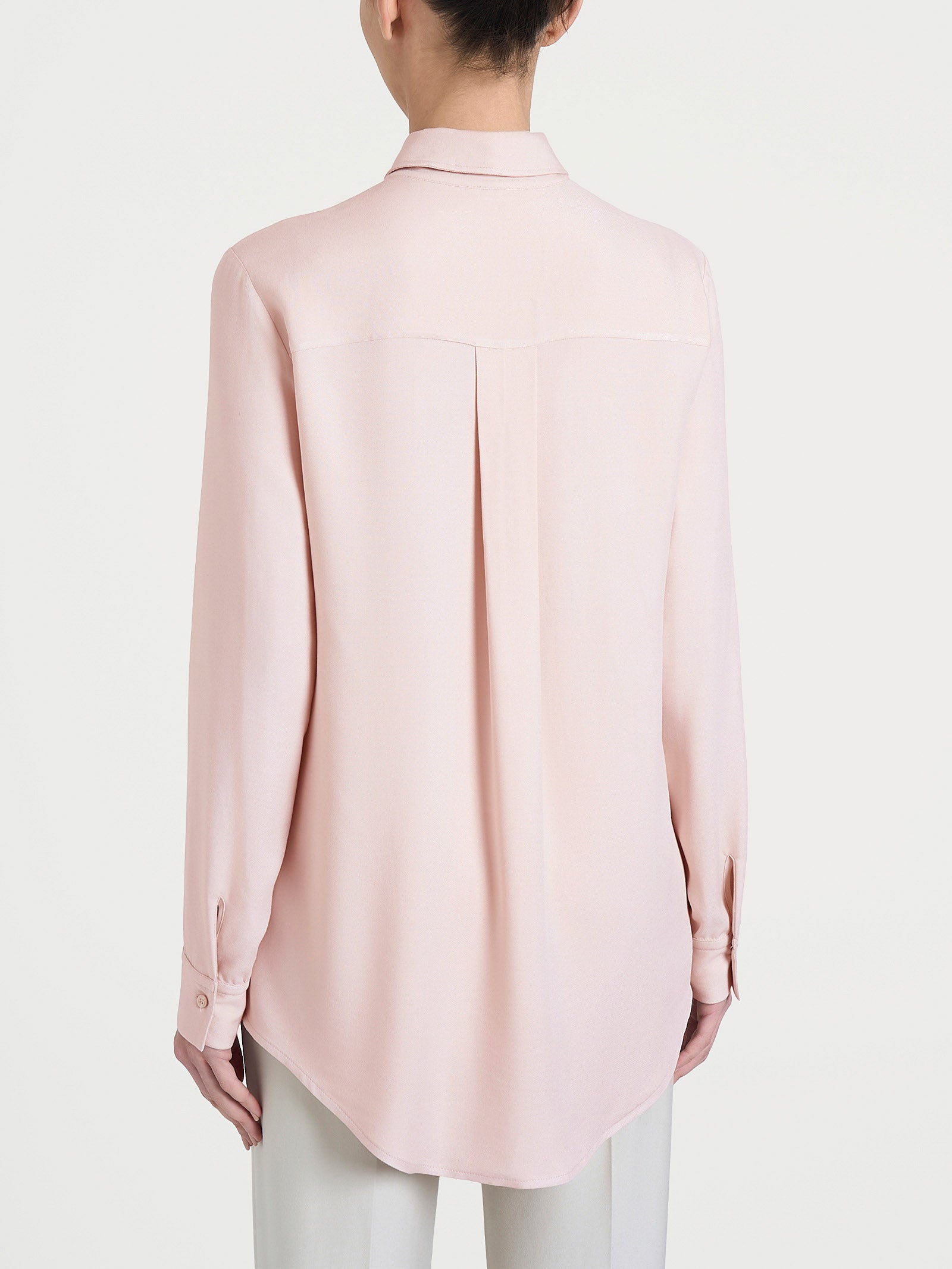 Ragno Winter EcoSeta camicia Cameo Rose manica lunga