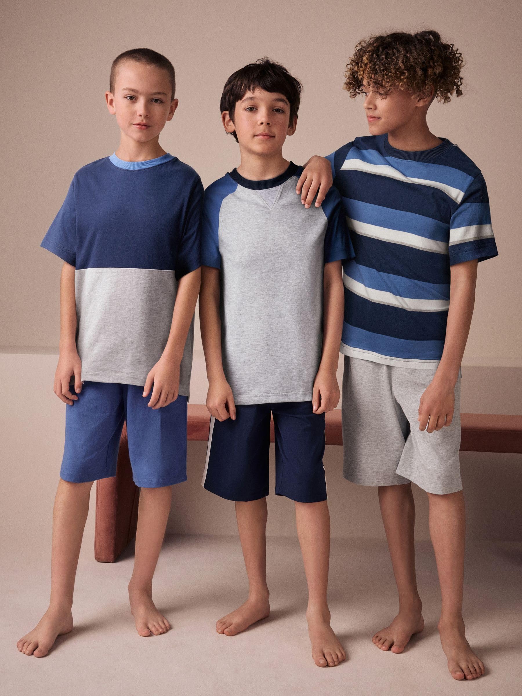 Next 3 pigiami corti bambino cotone 146