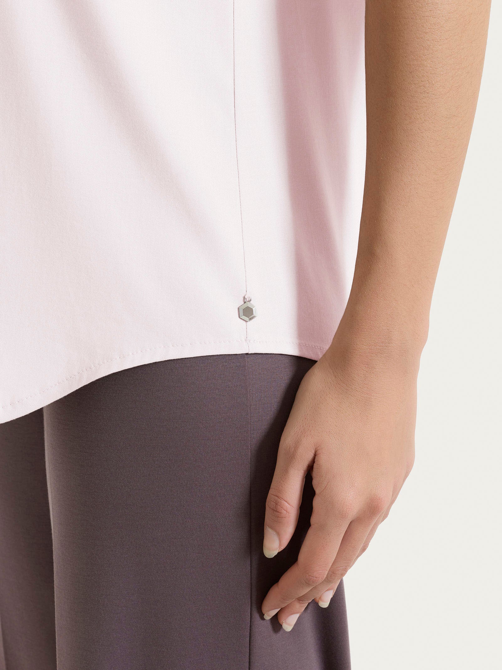Ragno Gem top spalla larga voile violet Hushed Violet