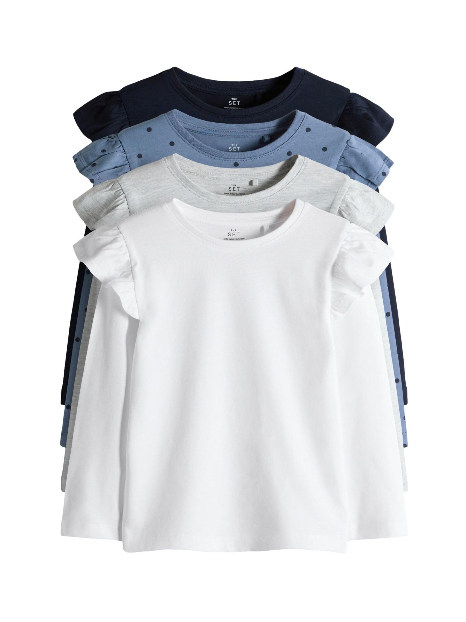 Geo Next The Set t-shirt maniche lunghe bambina 4 pezzi volant