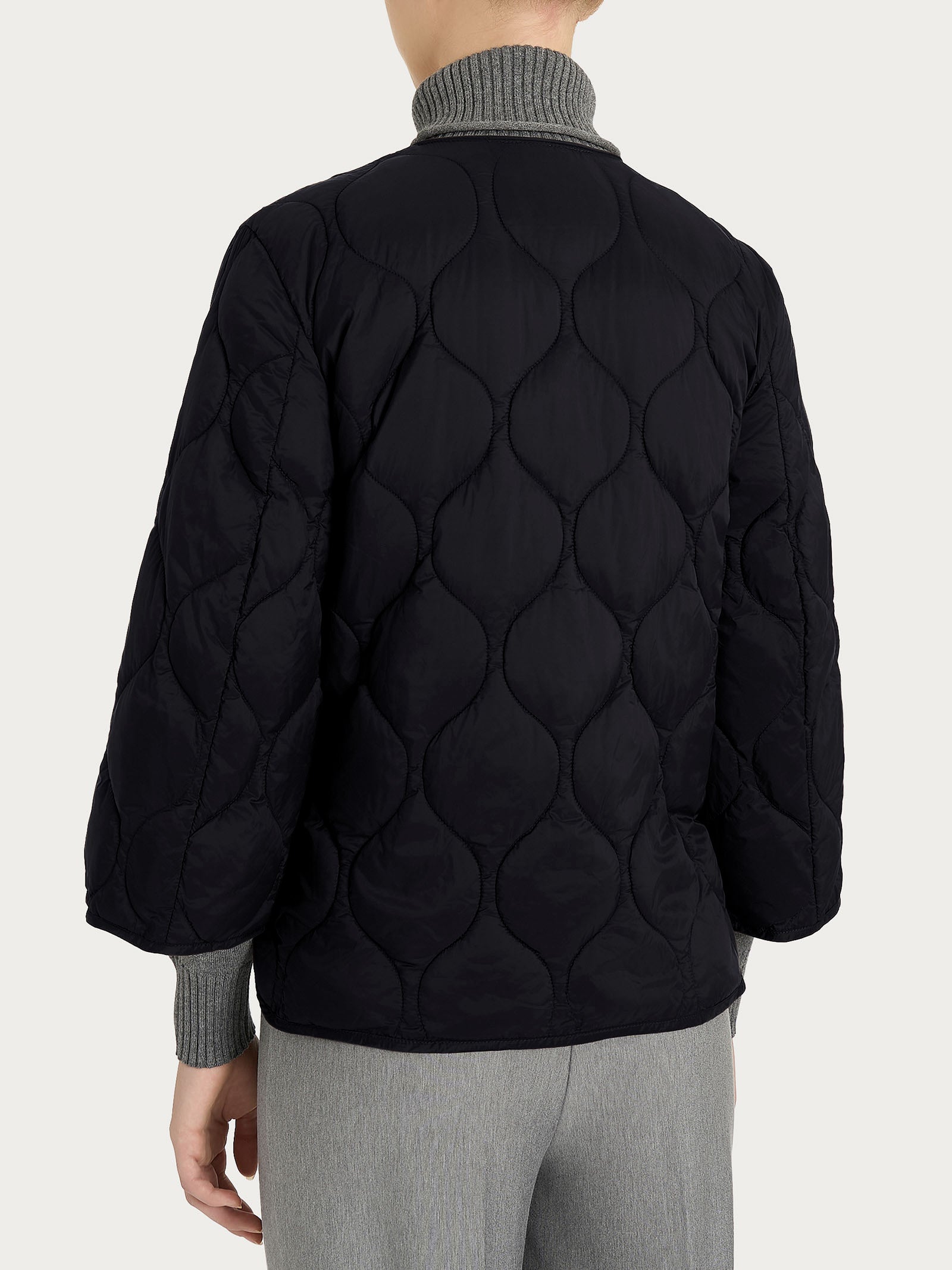 Ragno Onion Quilt piumino manica 3/4 Nero