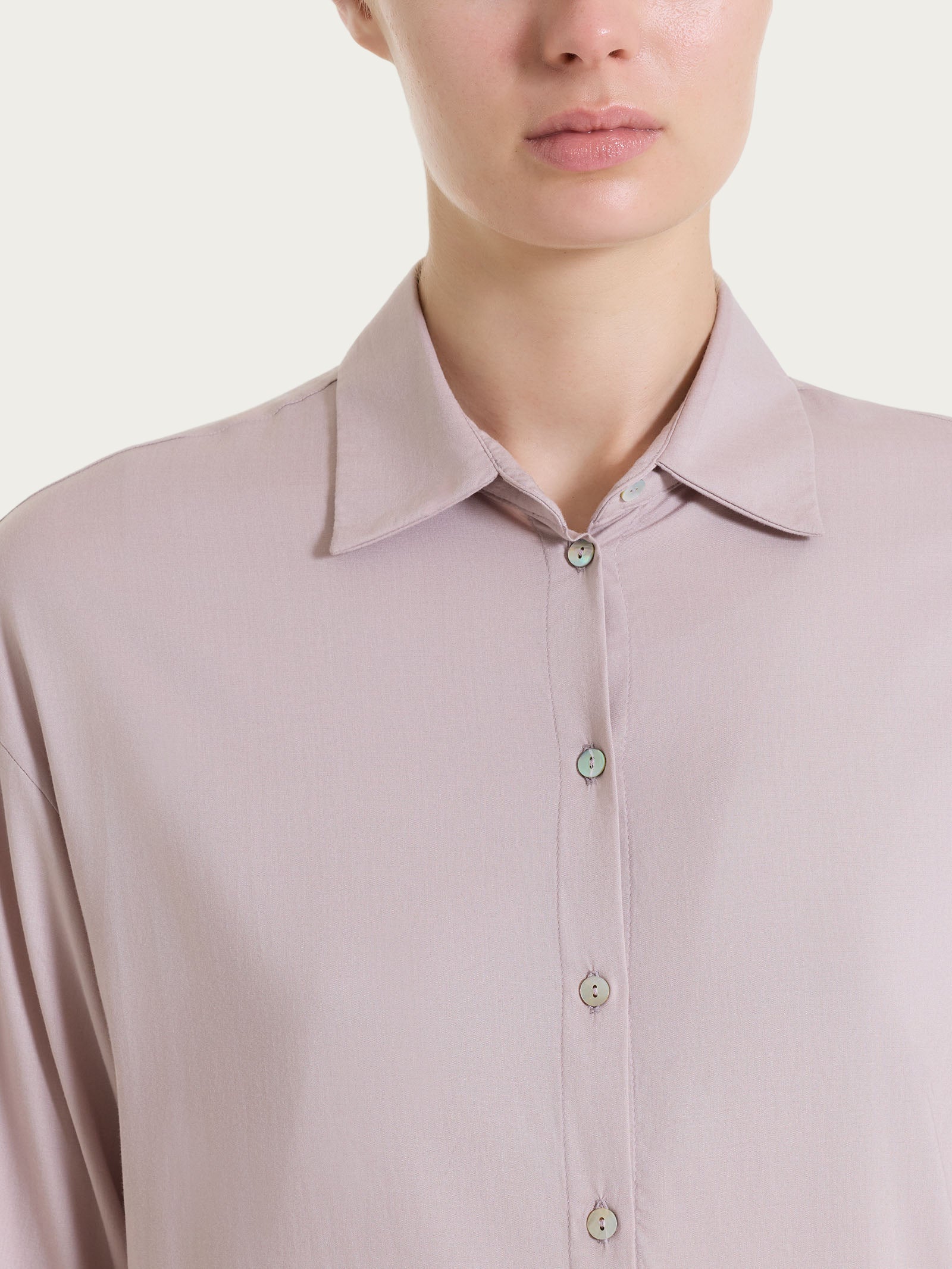 Ragno Voile Stretch Camicia Donna Sphinx Manica 3/4 Viscosa