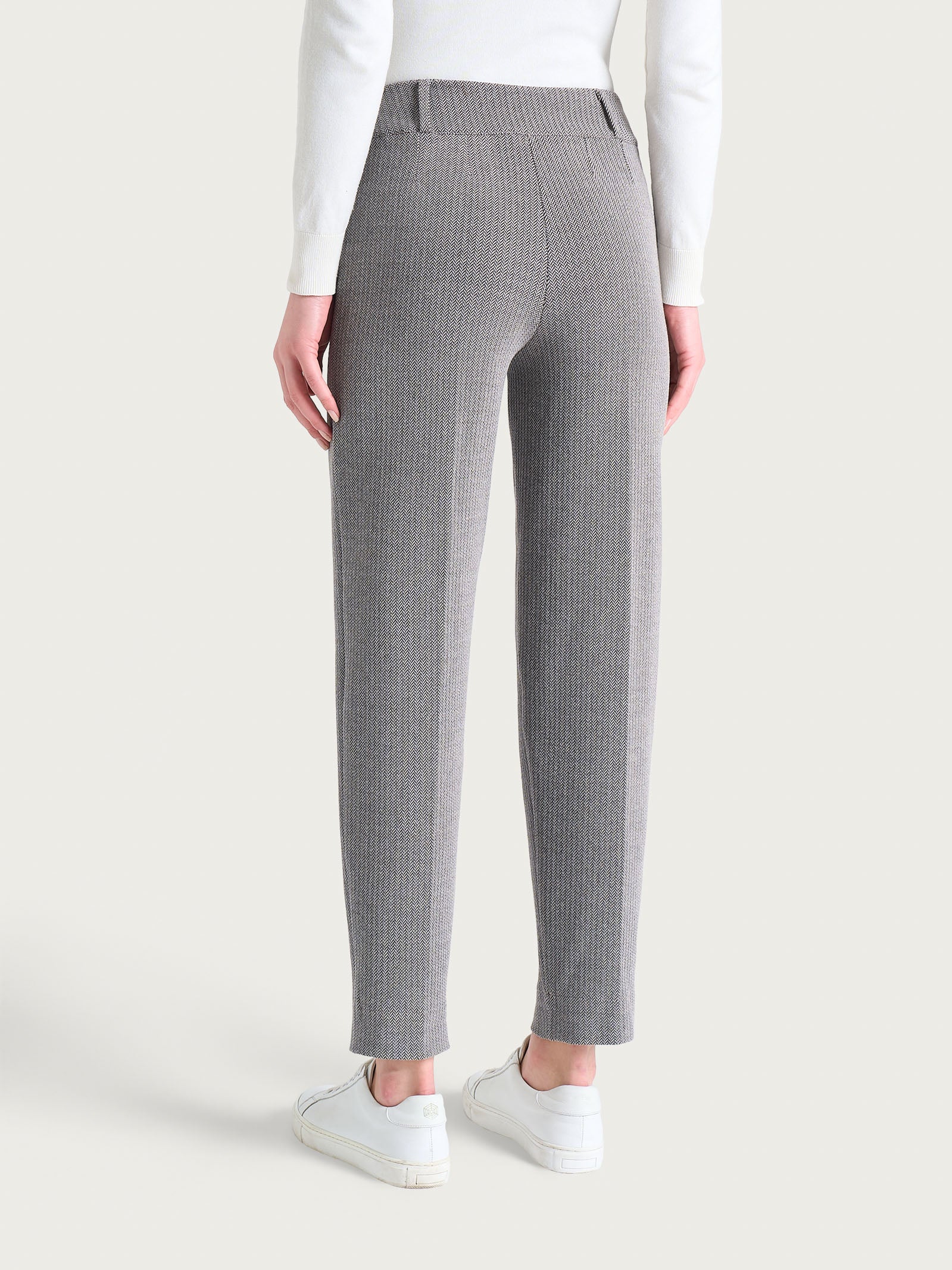 Ragno Compact Pantalone Carota Chocolate Spina Pesce