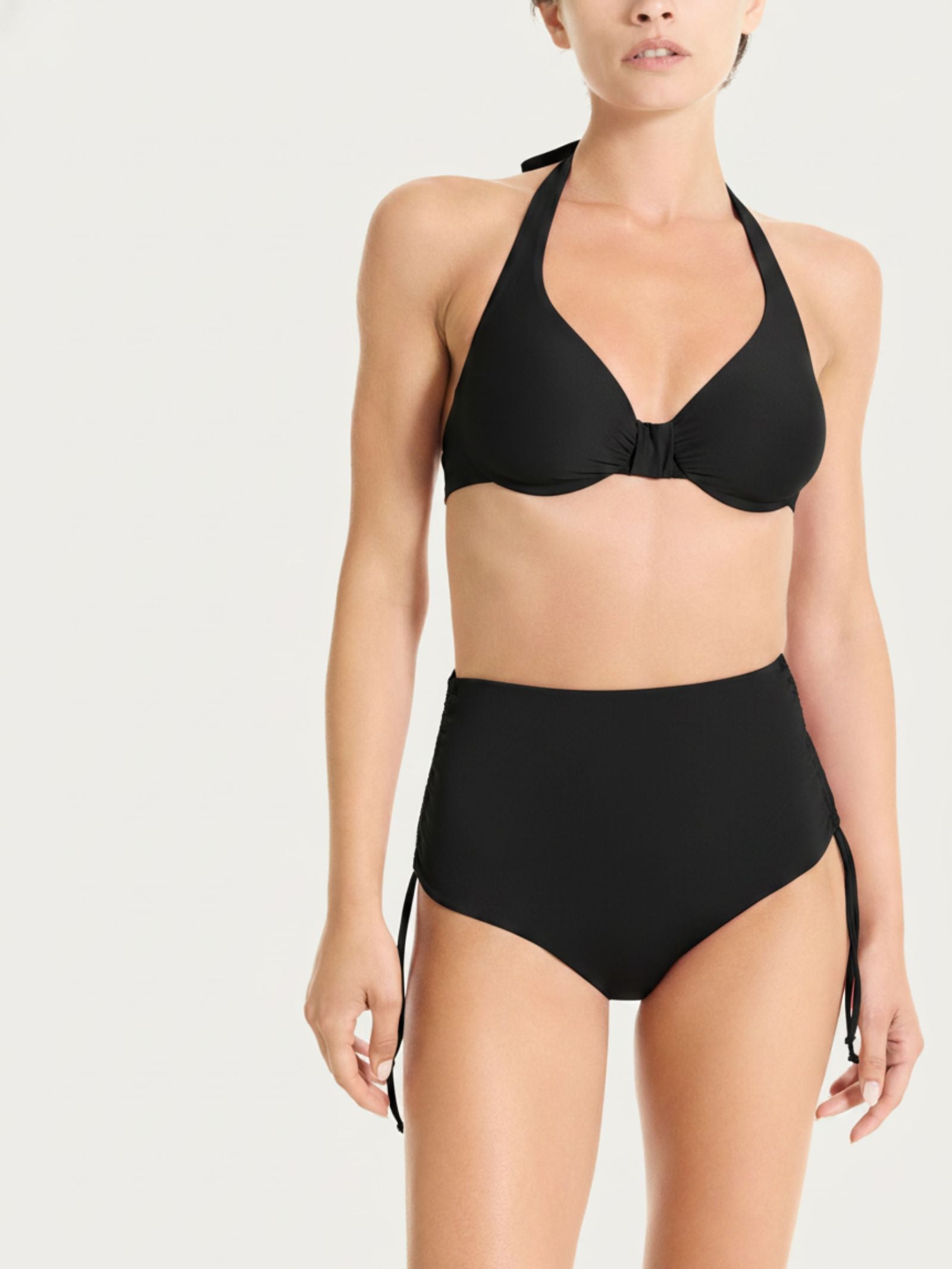 Ragno Invisible Reggiseno Ferretto Microfibra Nero Sostegno