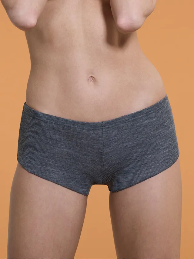Ragno Lana Seta culotte lana e seta ardesia mel termoregolante