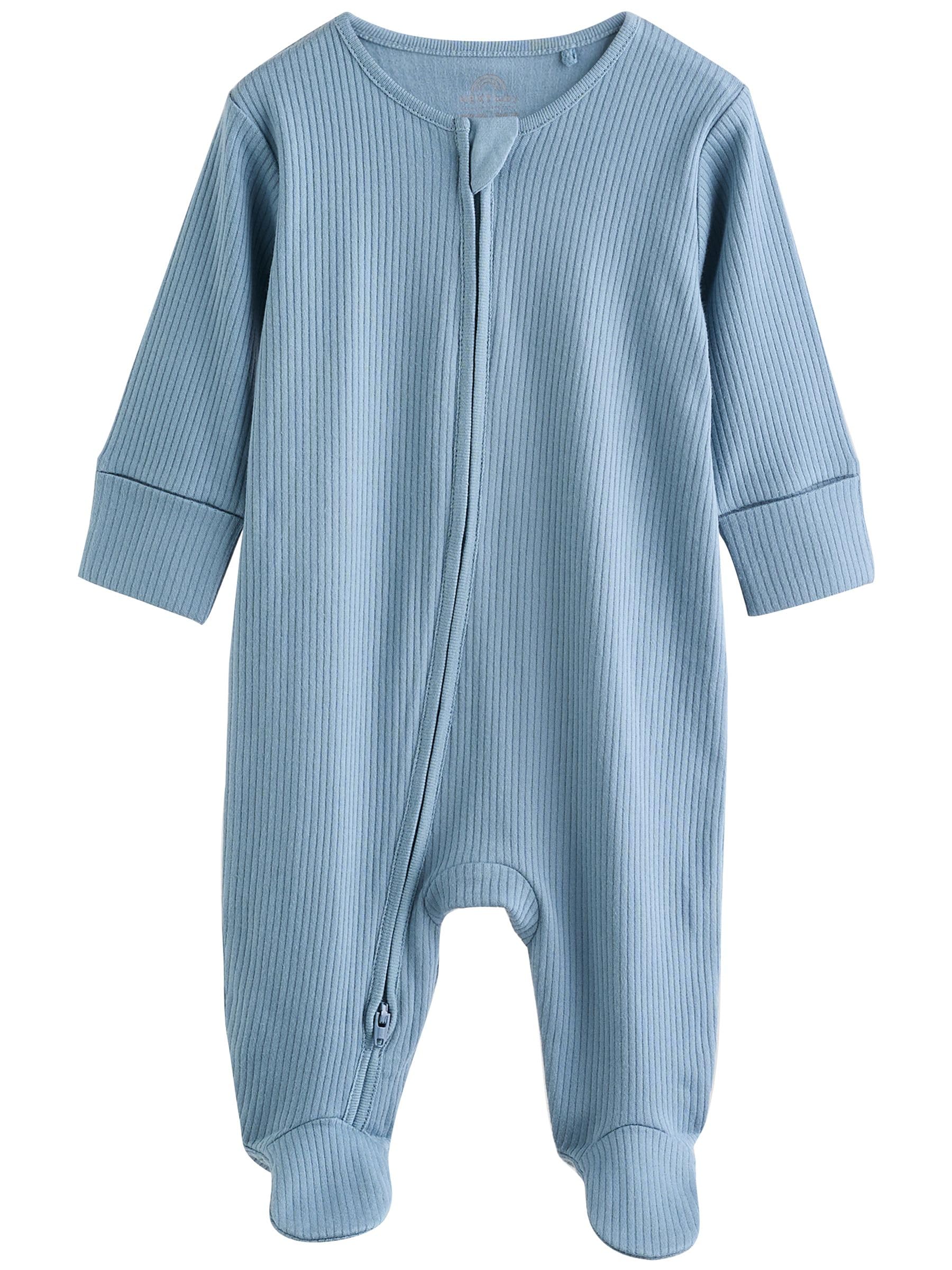 Next tutine neonato zip 6-9 mesi 3 pezzi cotone
