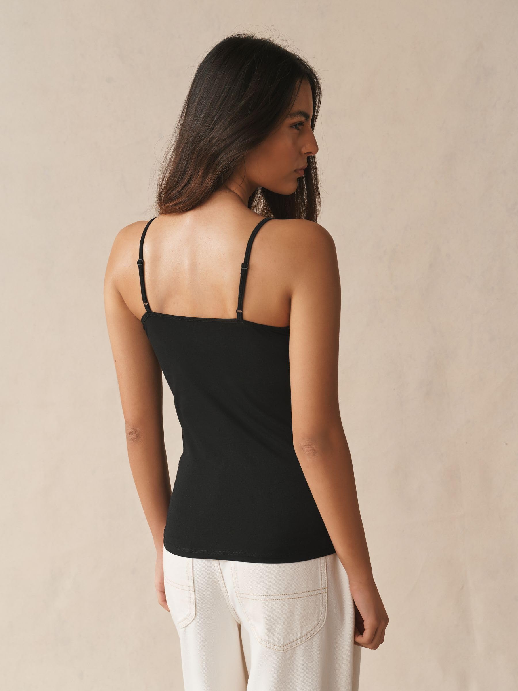 Next canotte spalline sottili donna confezione 5 pezzi L