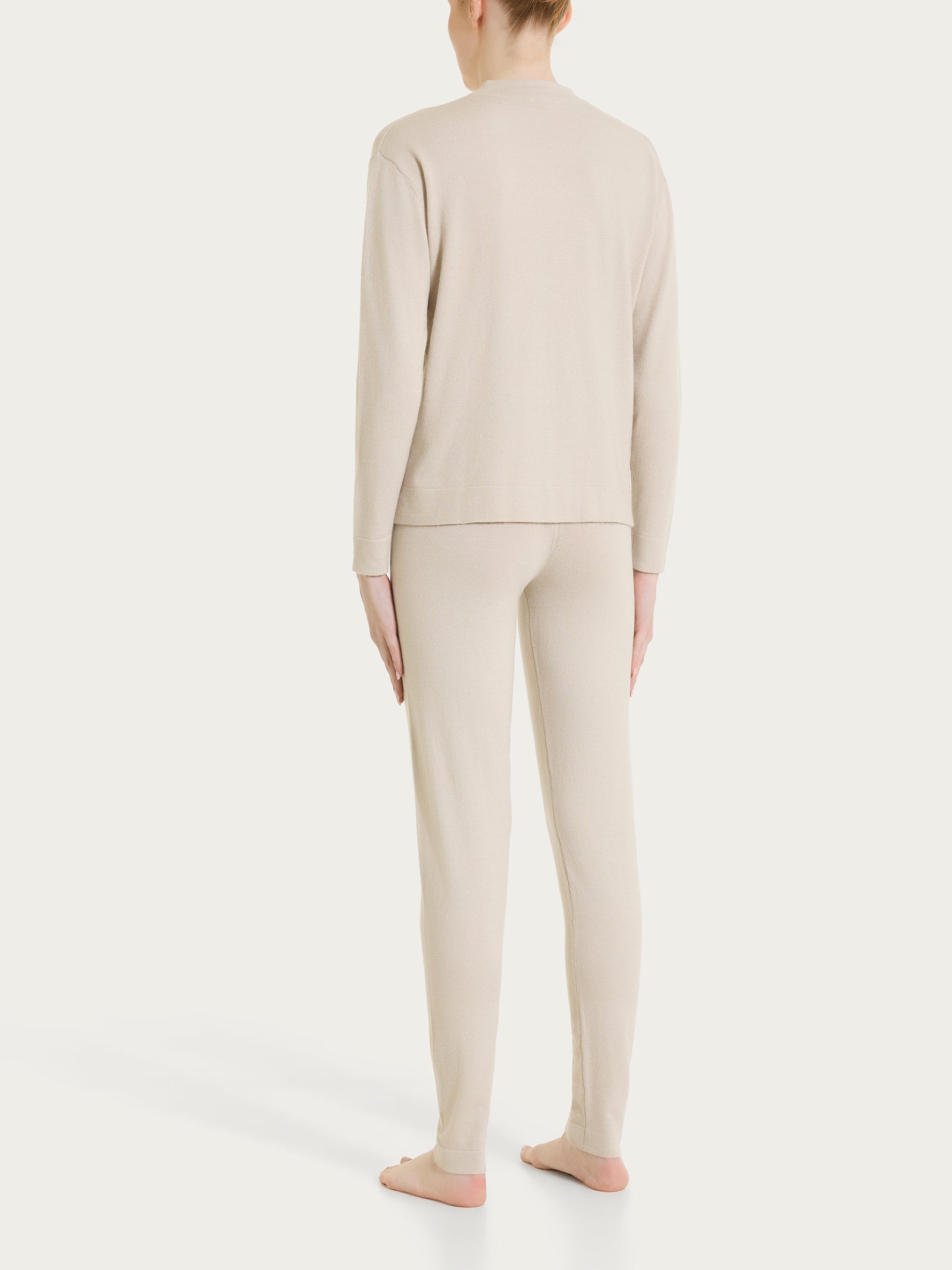 Ragno Super Soft pigiama scollo V Champignon invernale