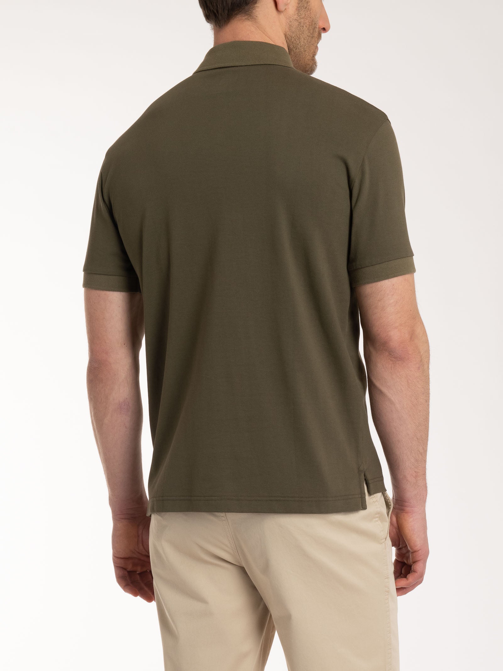 Ragno Sport Polo piquet cotone verde dark olive