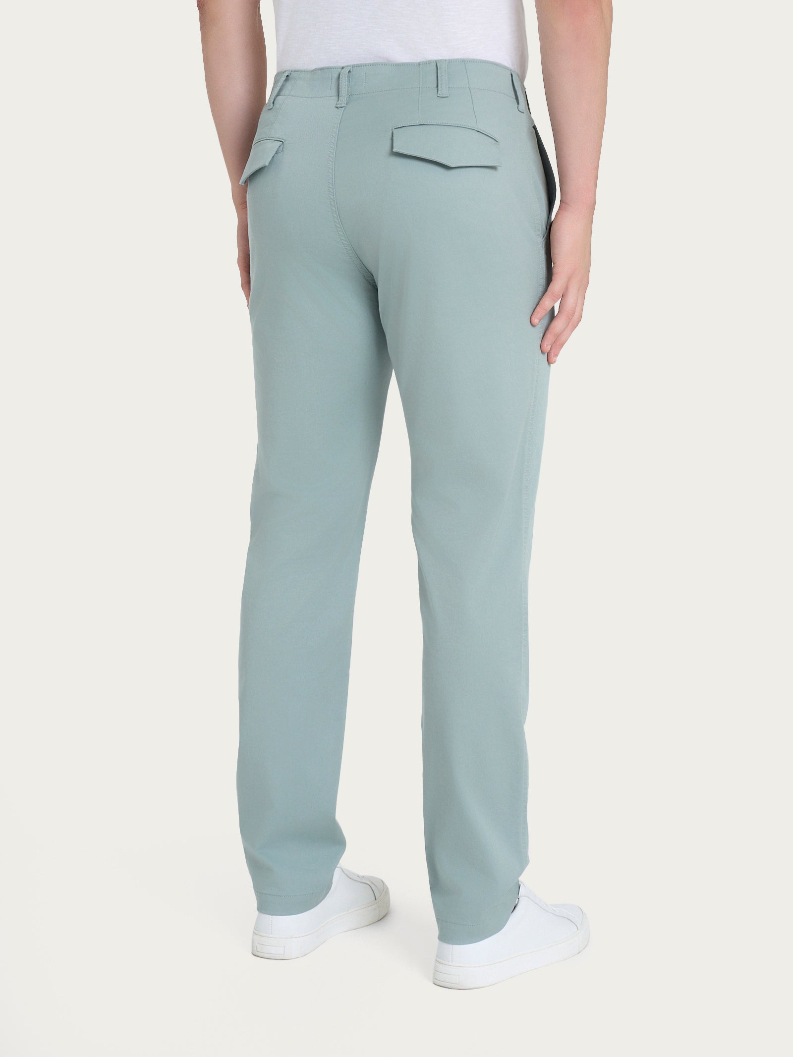 Ragno The Chino pantalone chino Iceberg Green cotone elasticizzato
