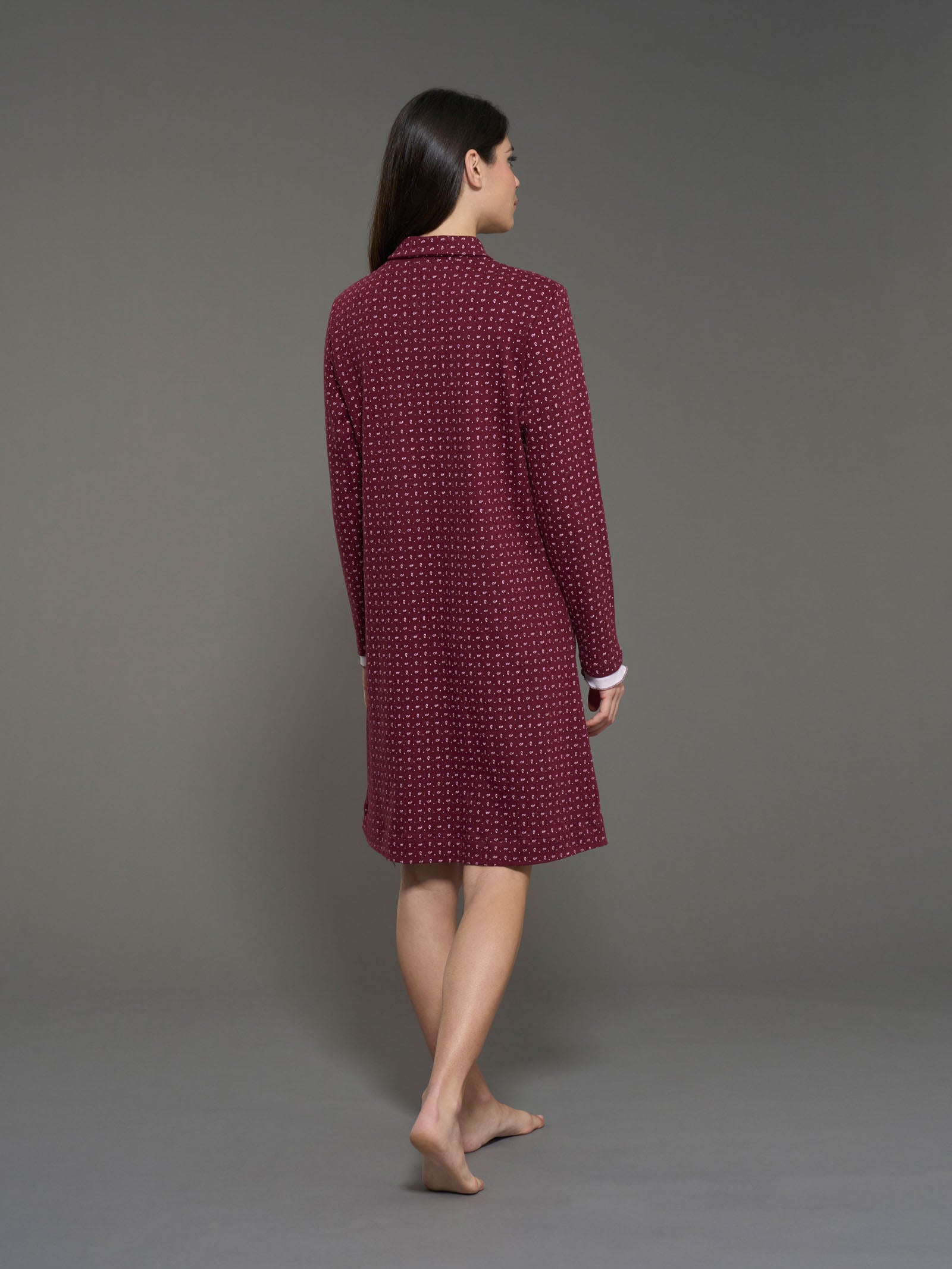 Ragno camicia da notte serafino Zinfandel caldo cotone