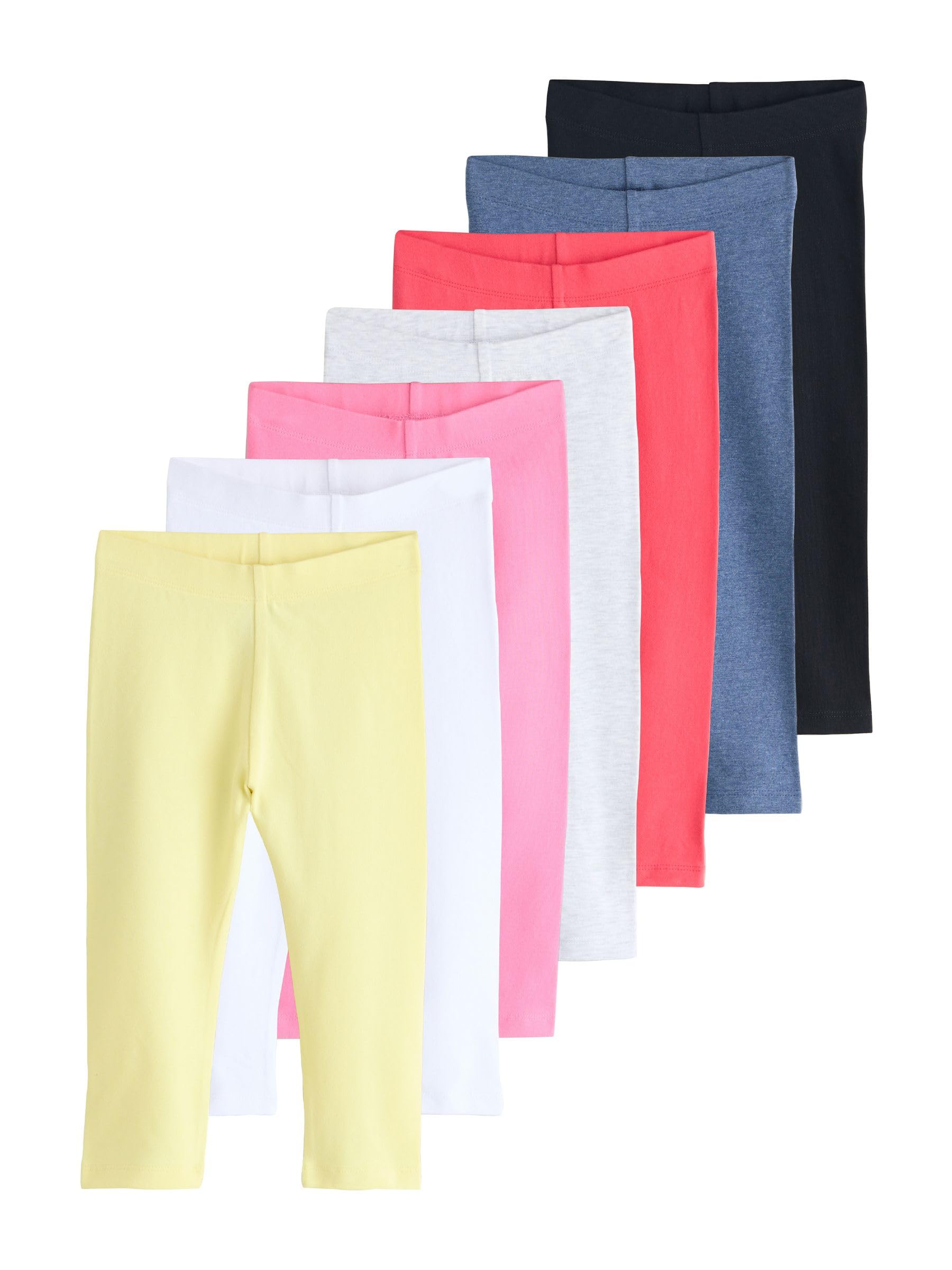 Next Leggings Bambina 104-110 Confezione 7 Pezzi Elastici