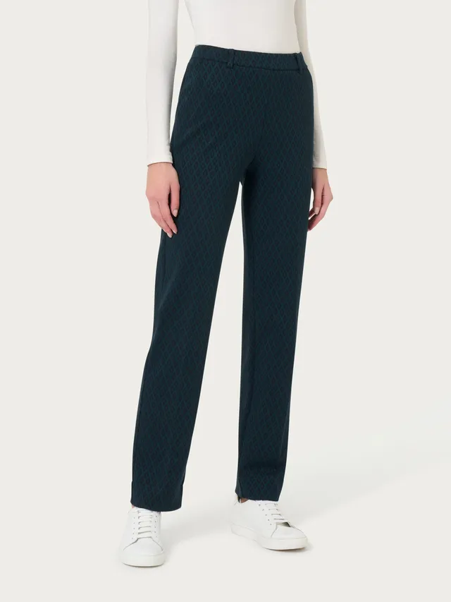 Ragno Straight Leg Pantalone dritto pantalone rombi reflecting pond