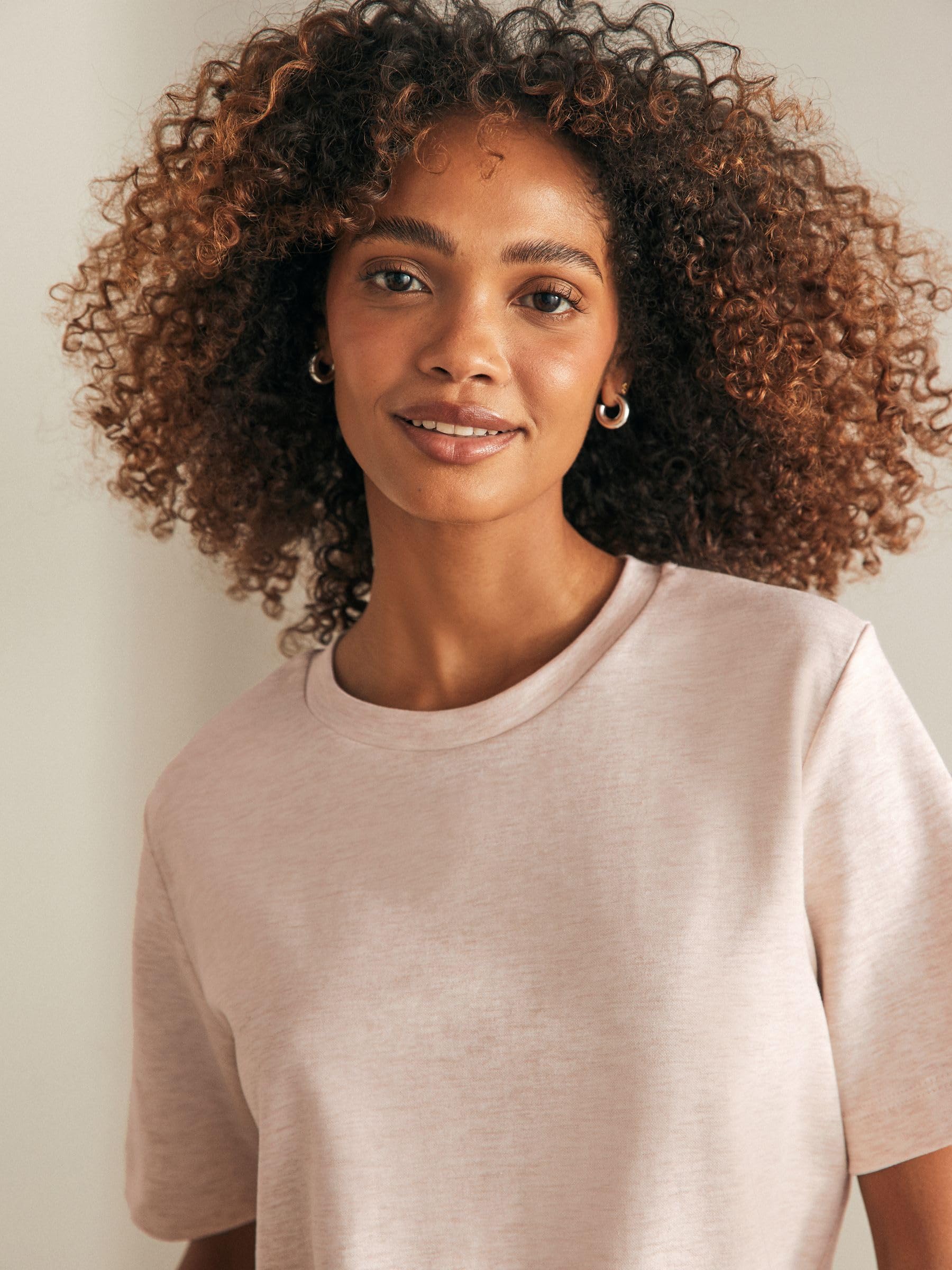 Next Basic Pesanti T-shirt Donna Confezione 3 Taglia 44 Tessuto pesante