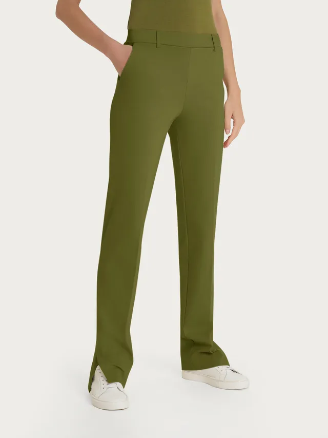 Ragno Compact Light Straight Pants pantaloni Sphagnum stretch