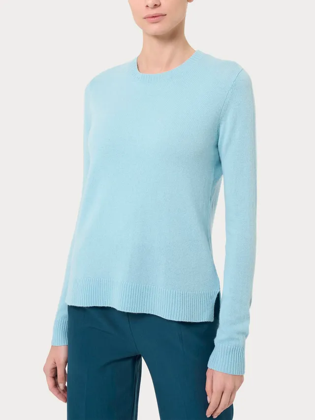 Ragno Merino Soft Maglia Girocollo Nile Blue cashmerino