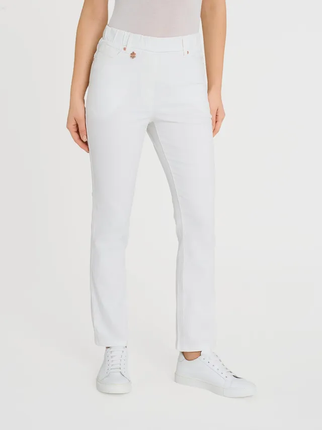 Ragno Super Denim jeans dritti donna Bianco leggeri