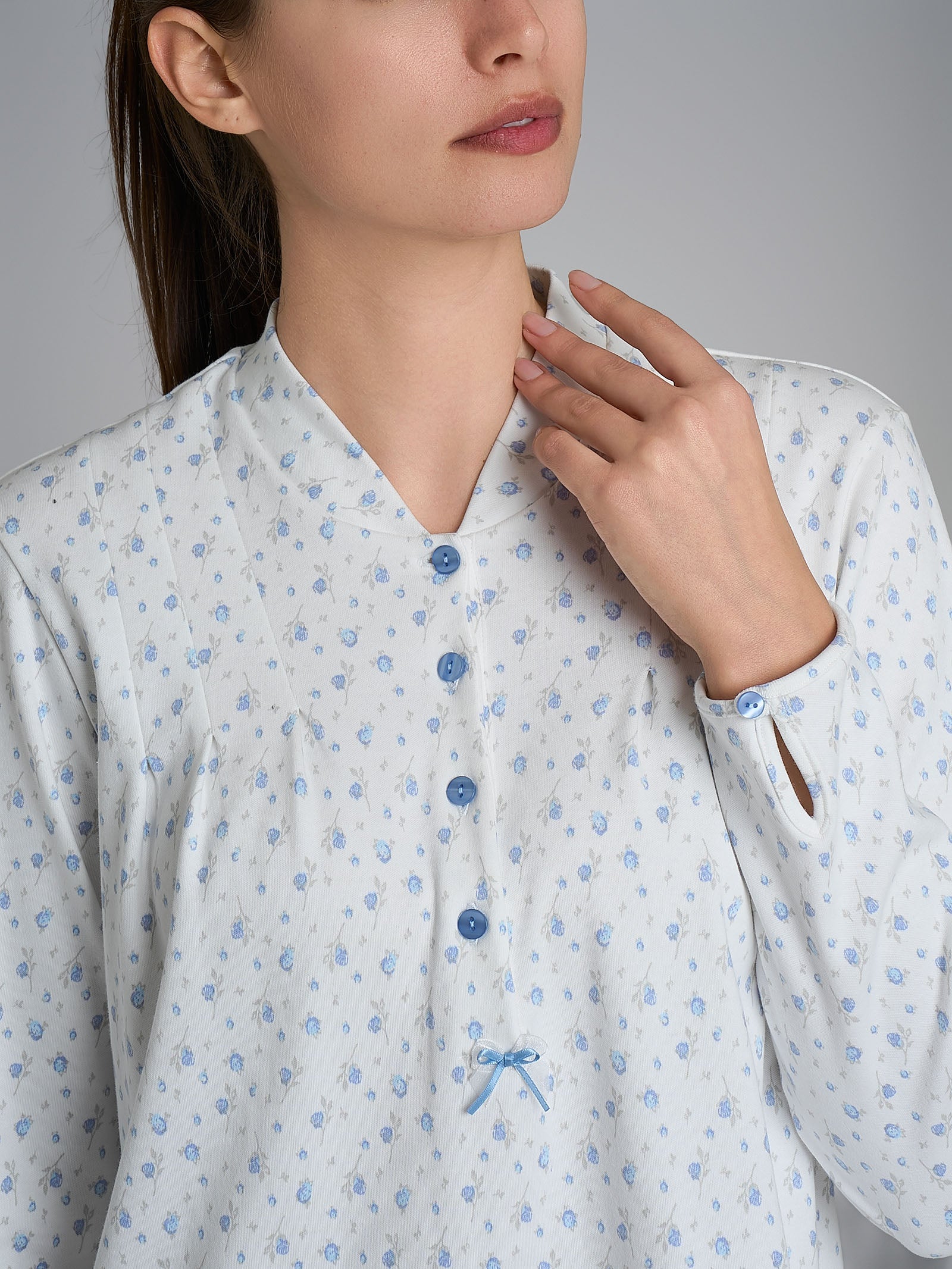 Ragno Sweet Emotion Camicia da Notte Serafino Cotone Eventide