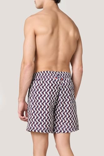 Goldenpoint Fantasia Airone Costume Mare Uomo Media Lunghezza
