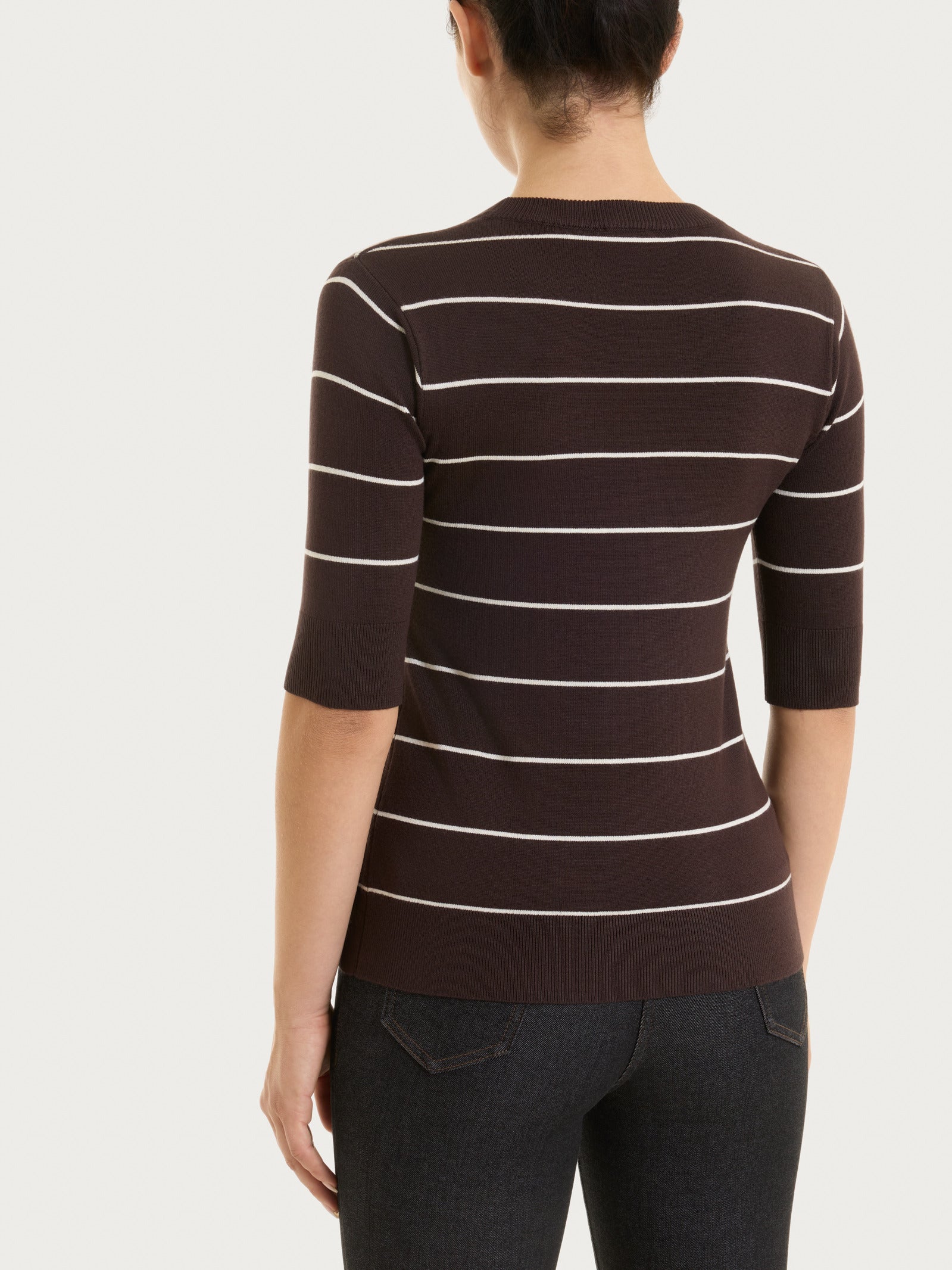 Ragno Four Seasons maglia manica corta righe Chocolate Torte