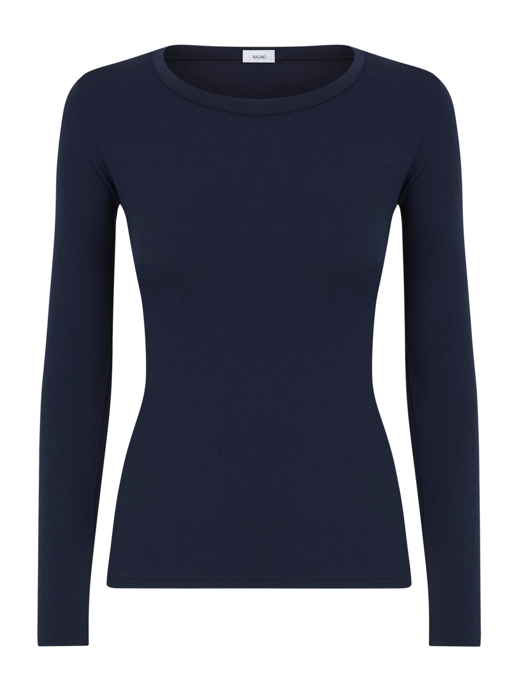 Ragno Tenderwool Maglietta Girocollo Bleu Manica Lunga