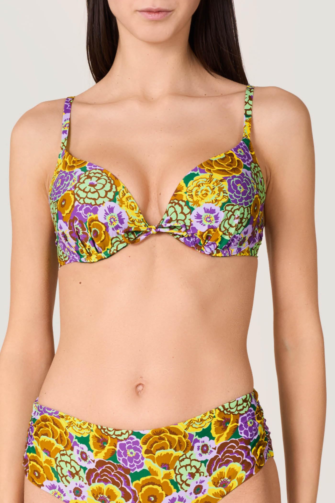 Goldenpoint Fleur Imbottito con Ferretto Top Bikini Floreale