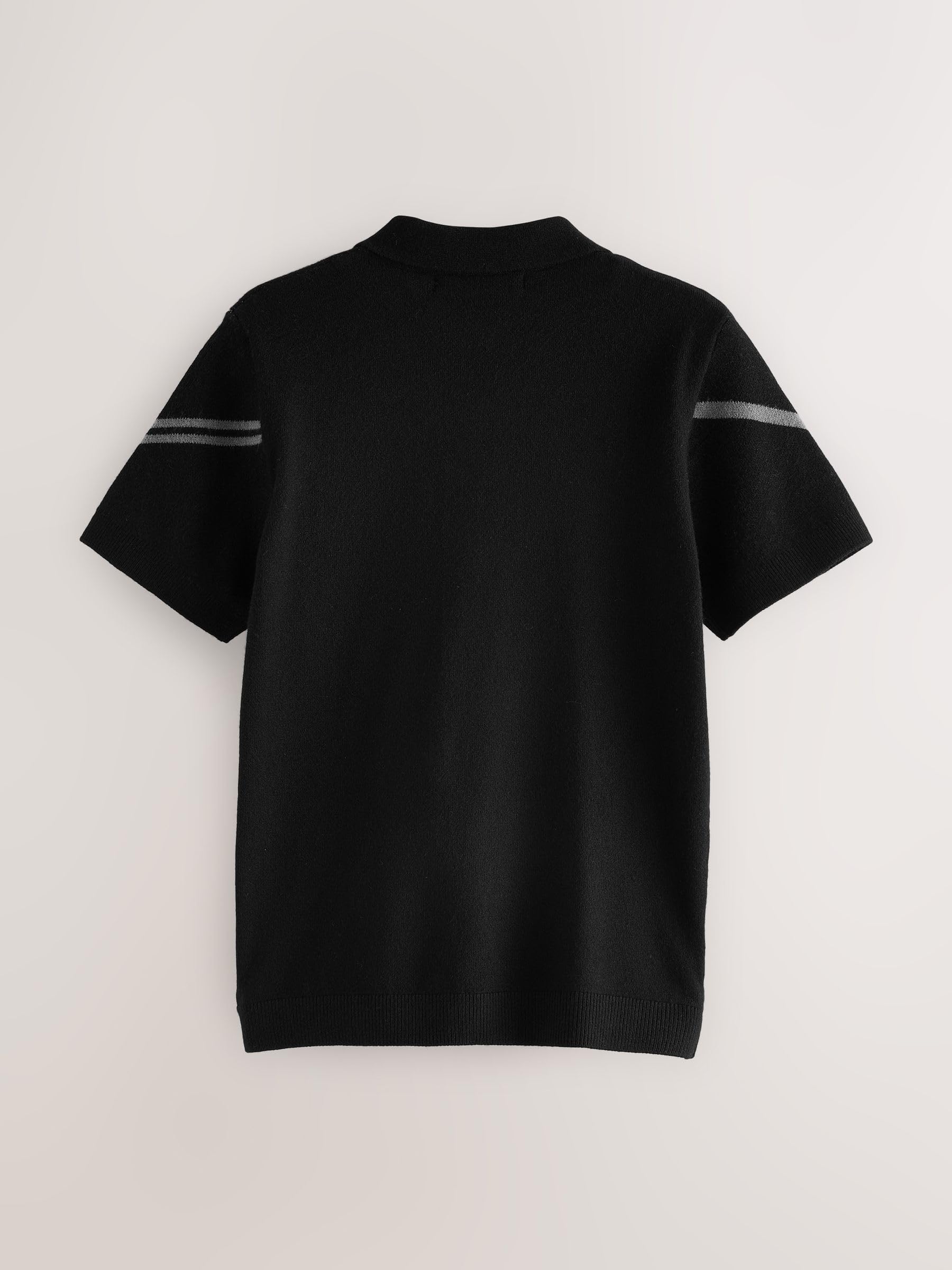 Next polo bambino zip maglia cotone taglia 134
