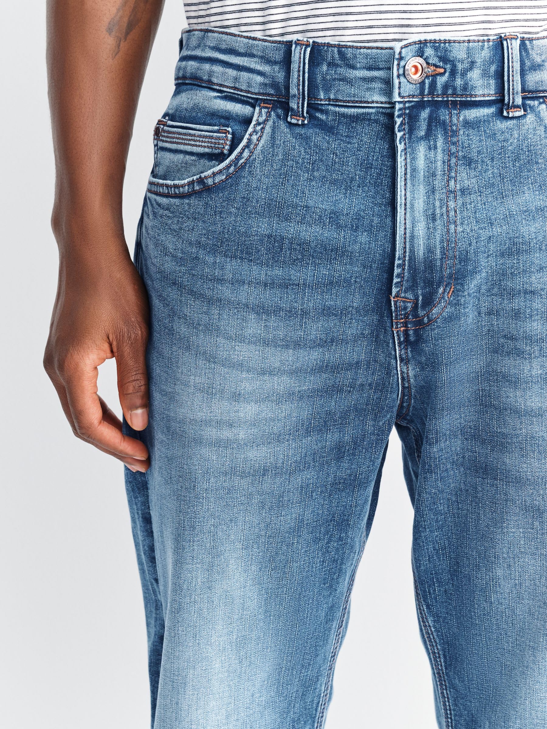Next jeans uomo vintage elasticizzato blu 38