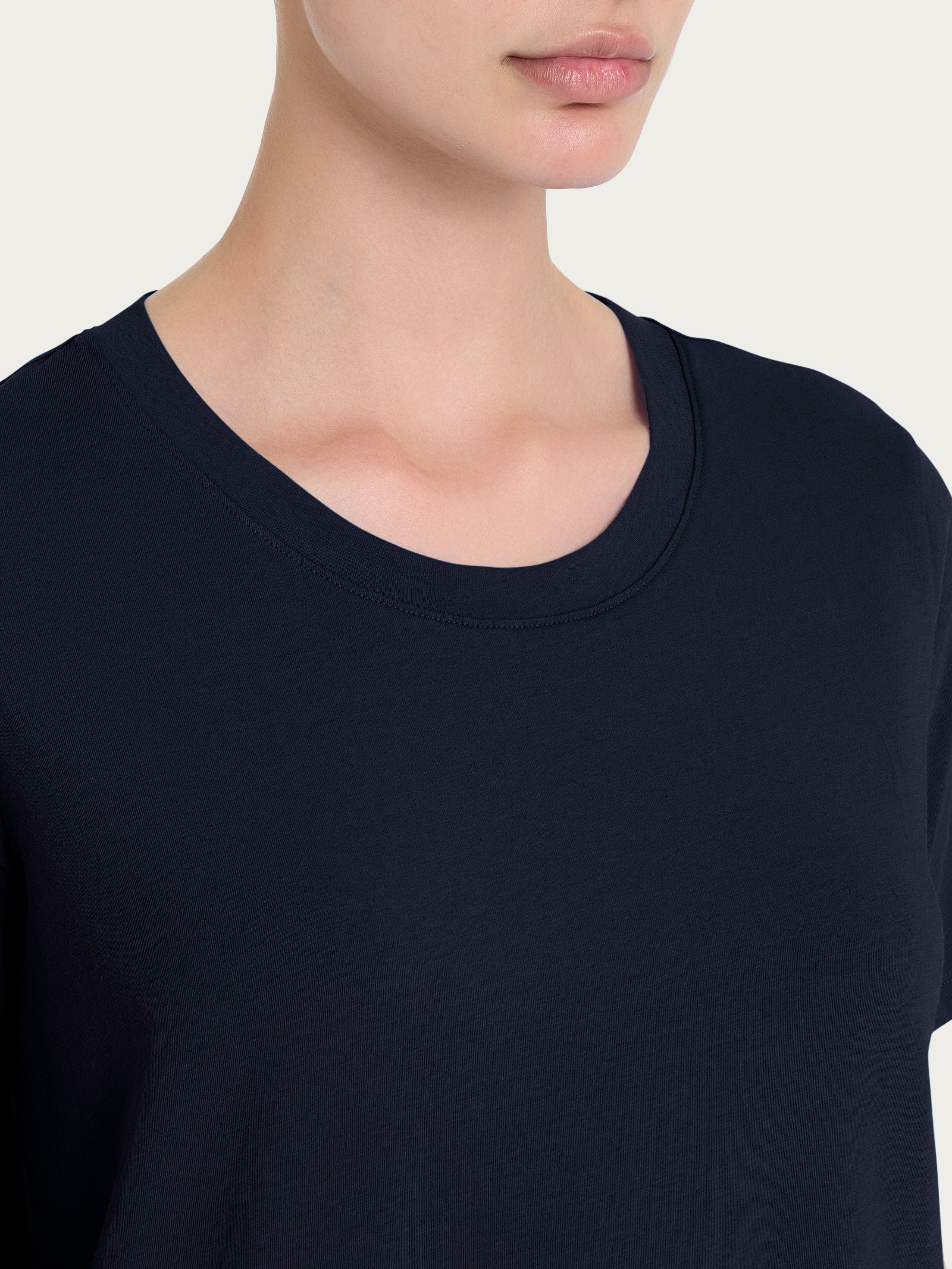 Ragno Ultralight maglietta donna cotone blu