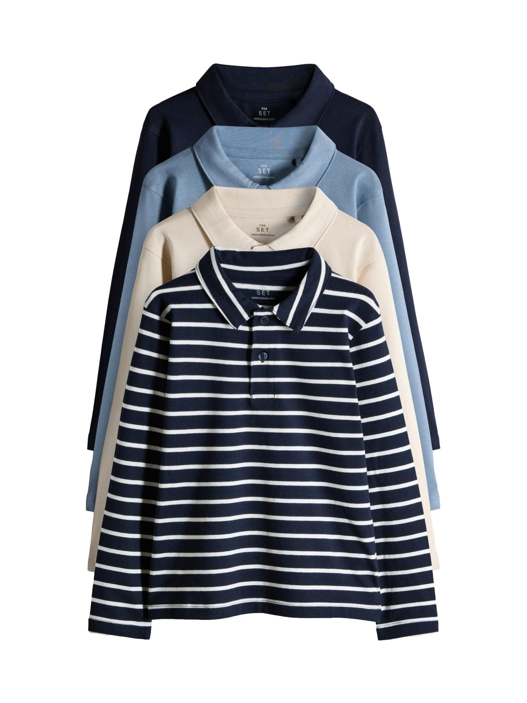 Next The Set Polo Ragazzo Jersey Maniche Corte 4 Pezzi