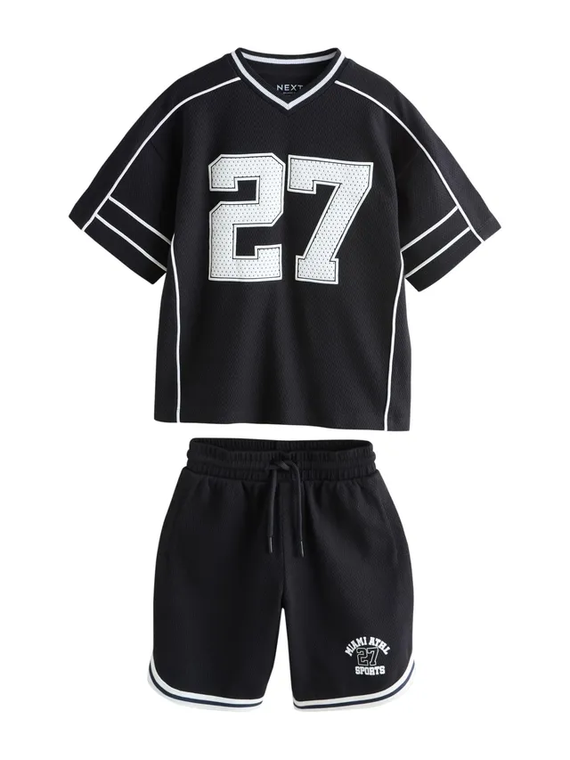 Next completo bambino t-shirt shorts varsity uso quotidiano